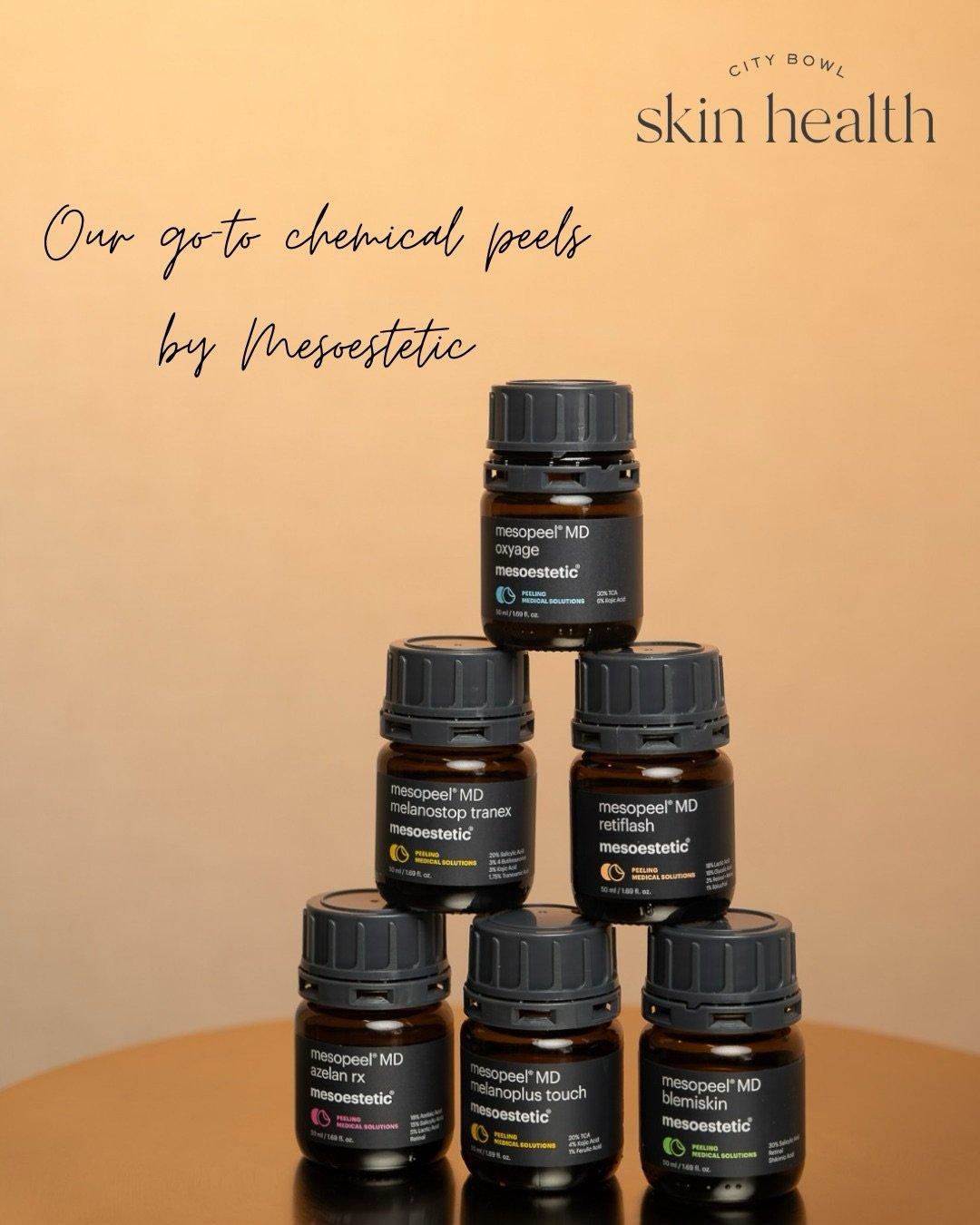 ✨Our Go-To Chemical Peels from Mesoestetic✨

At City Bowl Skin Health, we use professional chemical peels to target a range of skin concerns  from acne and pigmentation to ageing and dullness.

👉🏼Blemiskin Peel: Perfect for oily, acne-prone skin. R