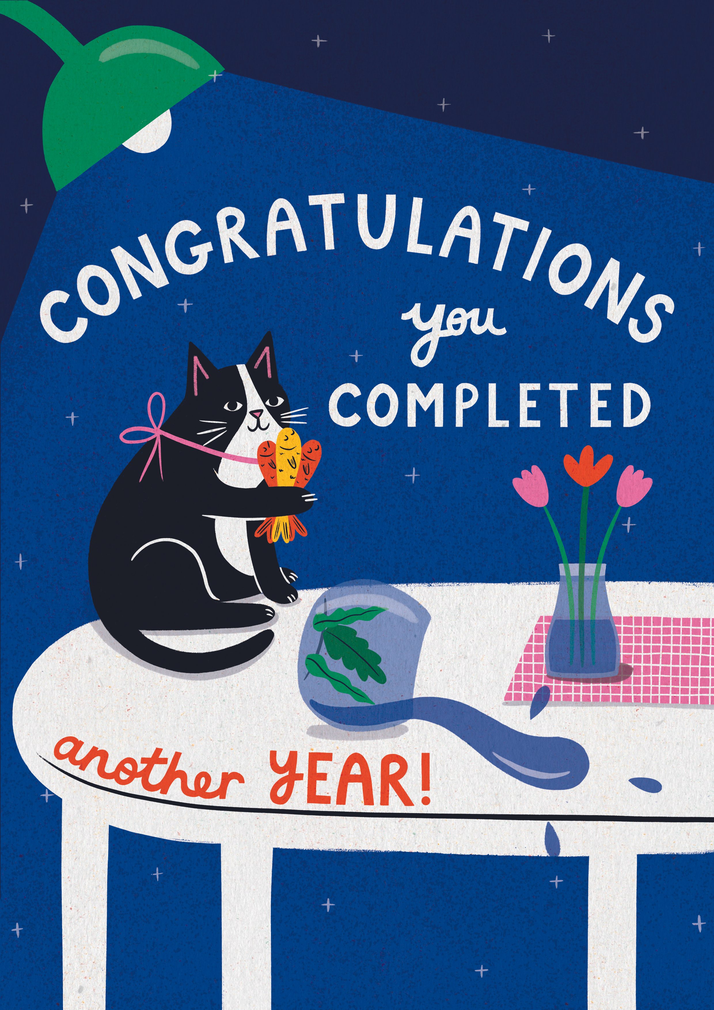 Congratulations, You Completed Another Year: Card Design