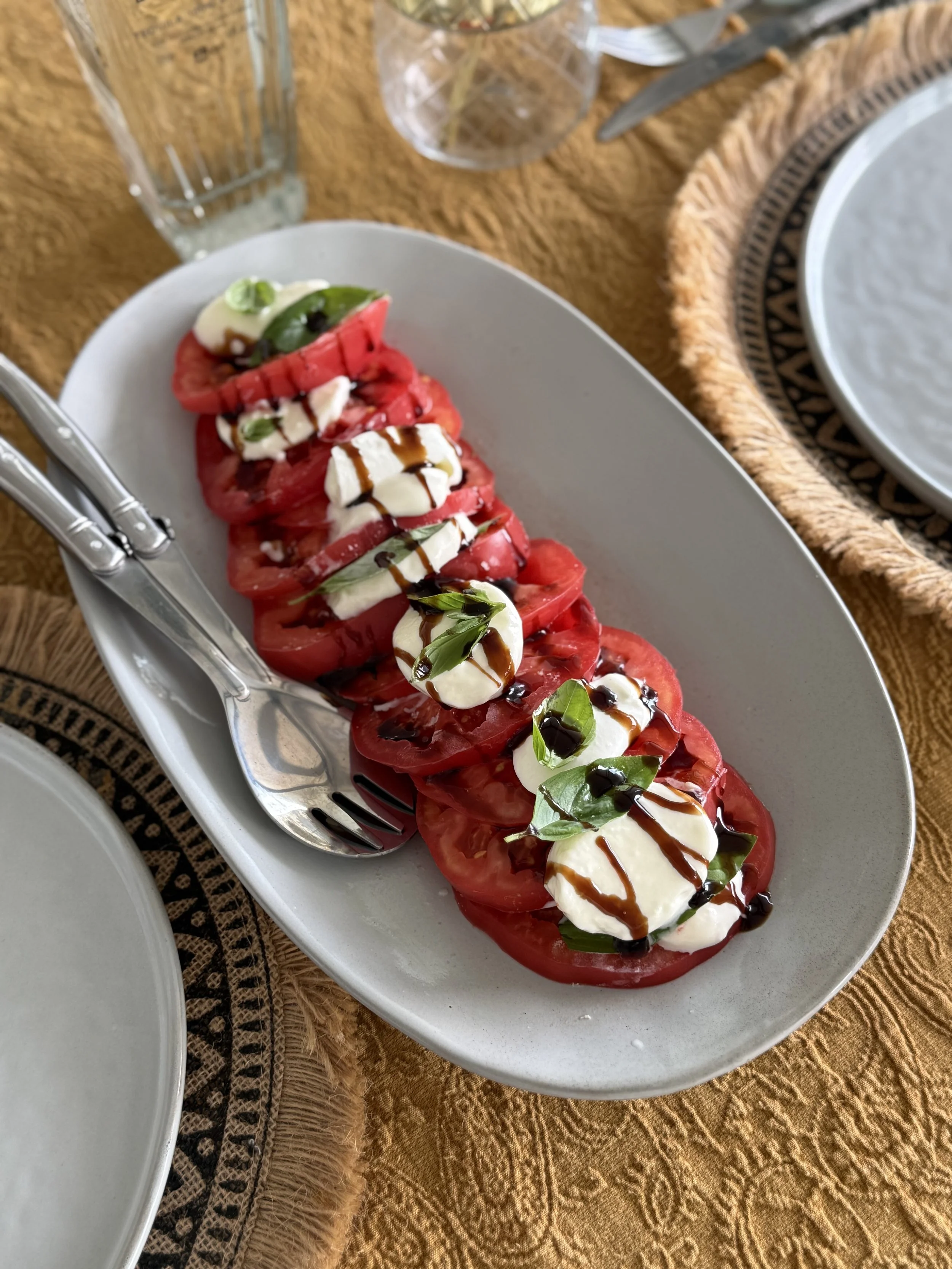Quick Tomato, Mozzarella &amp; Basil Salad