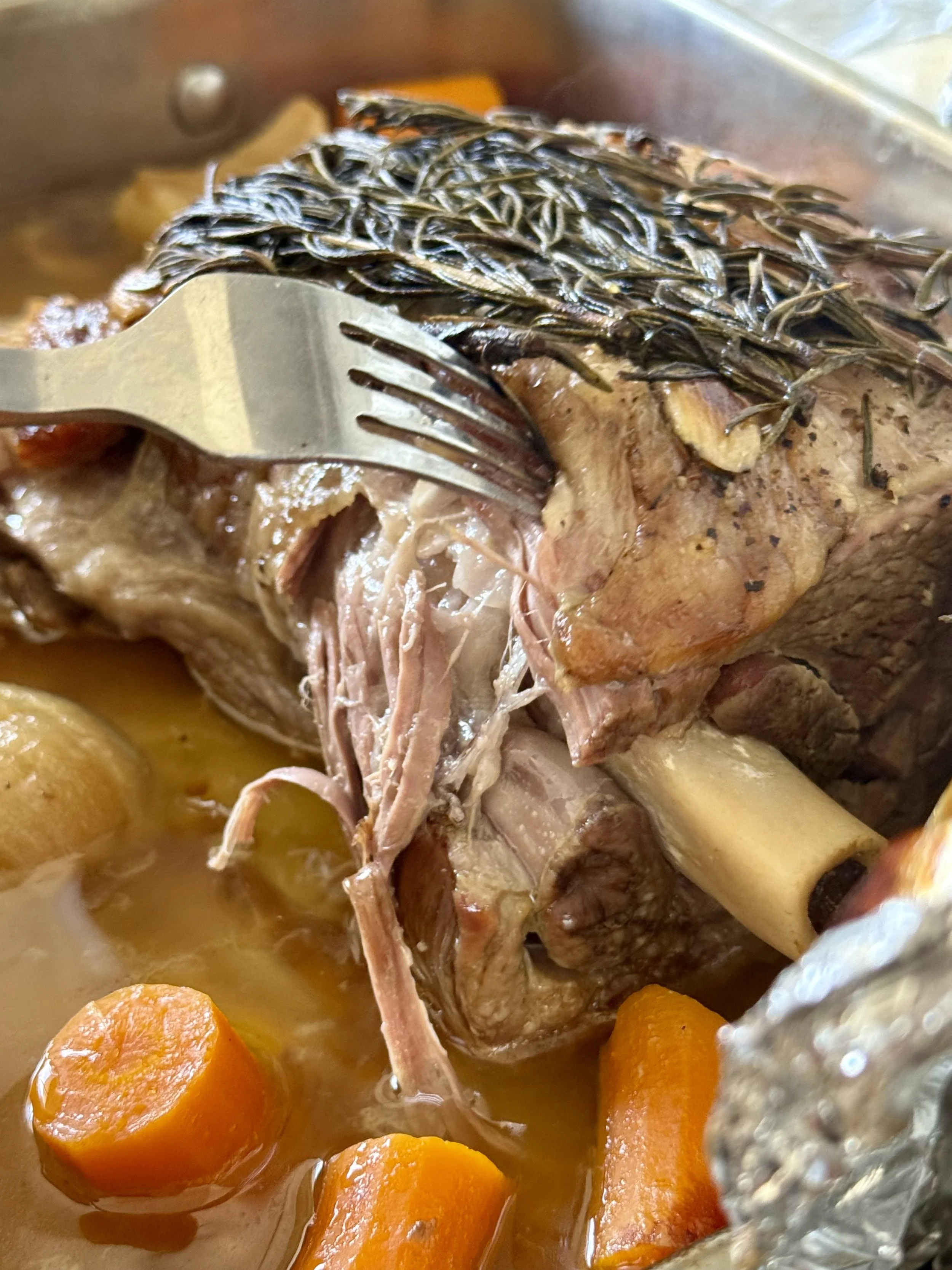Lisa’s 4-hour Roast Lamb Shoulder 