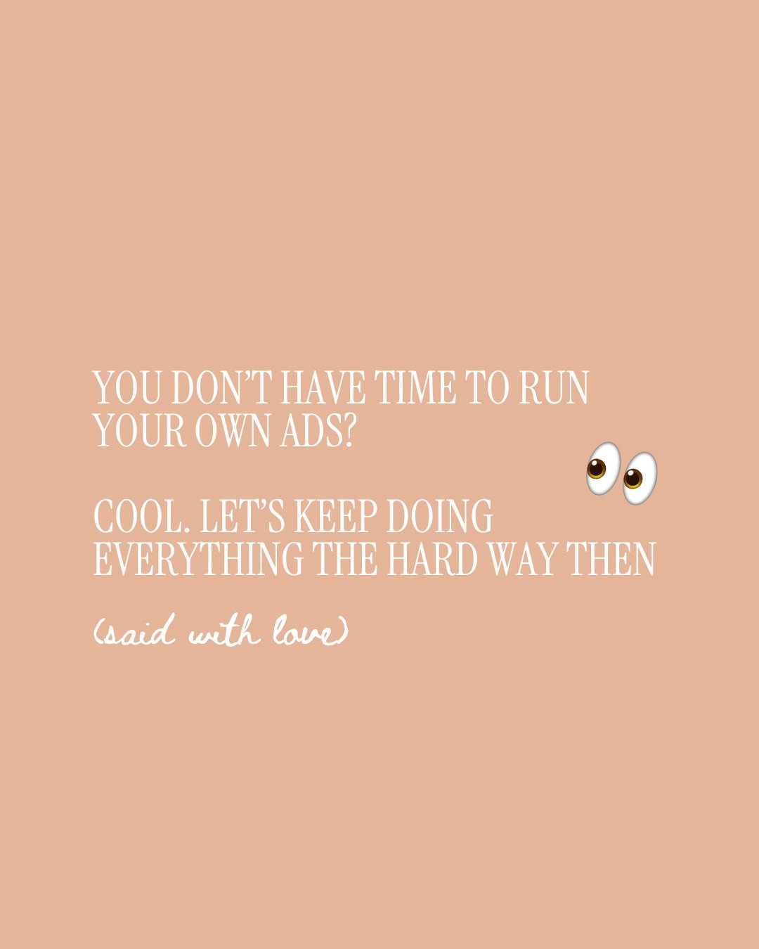 Unpopular opinion but ...

You probably do have time.

Sure, you could keep:

&rarr; Reposting the same lead magnet and hoping for signups
&rarr; Starting from scratch every time you launch
&rarr; Stress-refreshing your insights wondering why it&rsqu