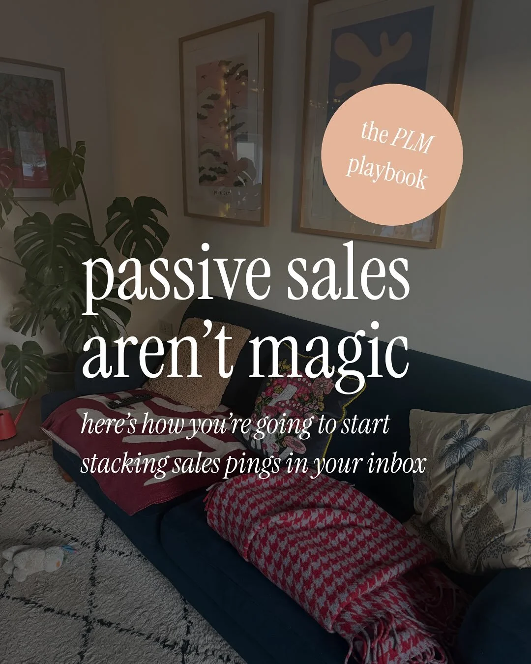Everyone loves the idea of passive sales. 

The little &ldquo;ping&rdquo; when Stripe tells you someone bought while you were out living your life. 

The problem? It&rsquo;s often sold like a fantasy - all laptop-on-the-beach vibes. 

But in reality,