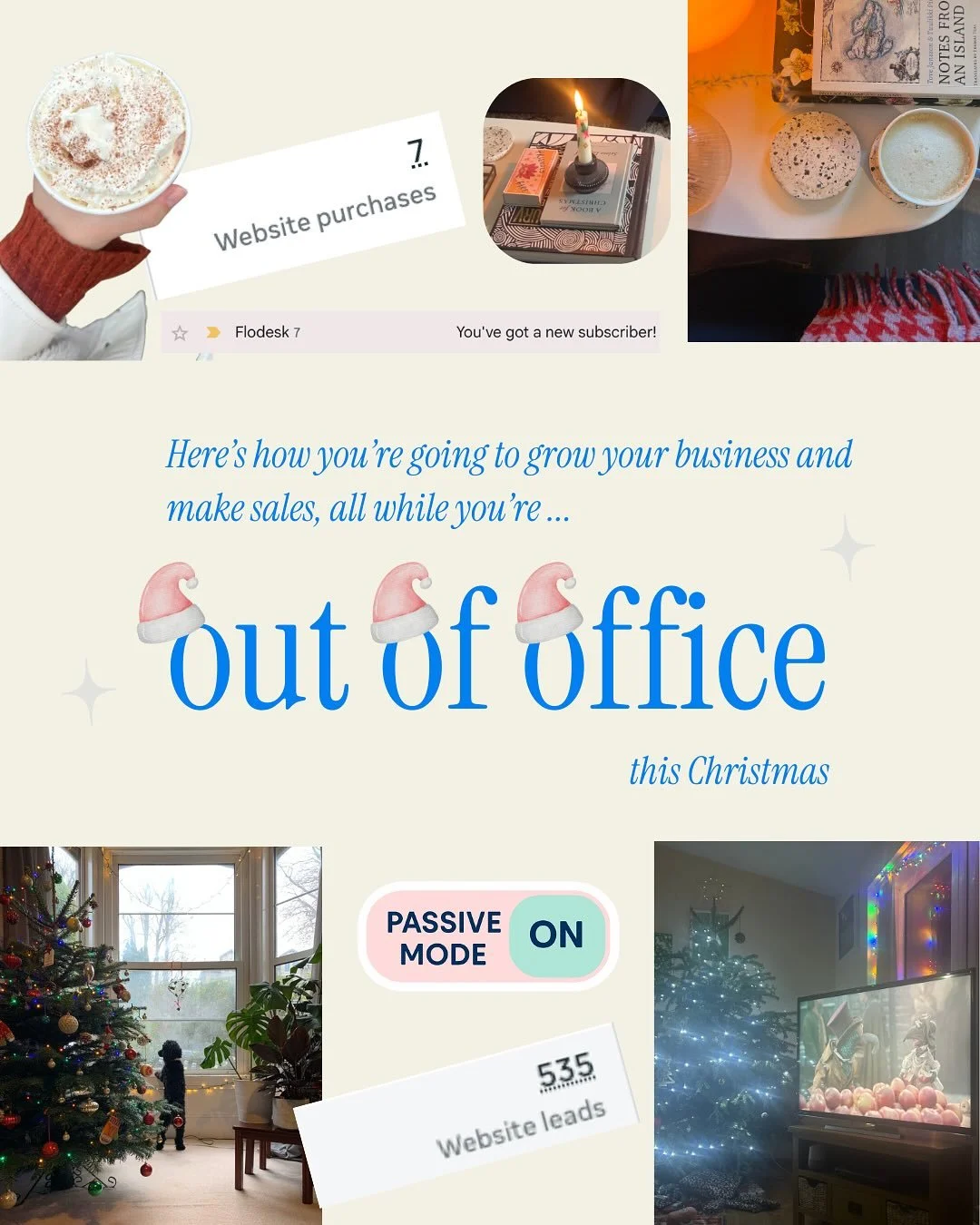 What if your out of office didn&rsquo;t mean out of leads? 👀

December&rsquo;s the month where most people hit pause &hellip; but it&rsquo;s also the perfect time to set your funnel + ads in motion so your business keeps growing while you&rsquo;re w