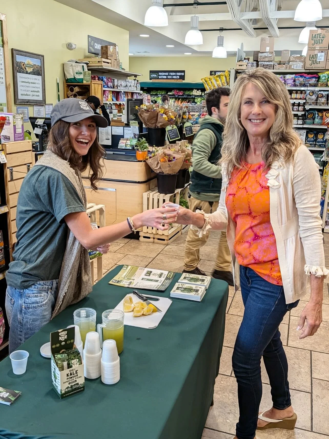 Special Thanks to the Kimberton Whole Foods team at the Malvern, PA location for hosting us with our OnlyKale sample &ldquo;taste-test&rdquo; table. We gave shoppers our 100% USDA organic kale powder mixed with water in shot glasses and then added le