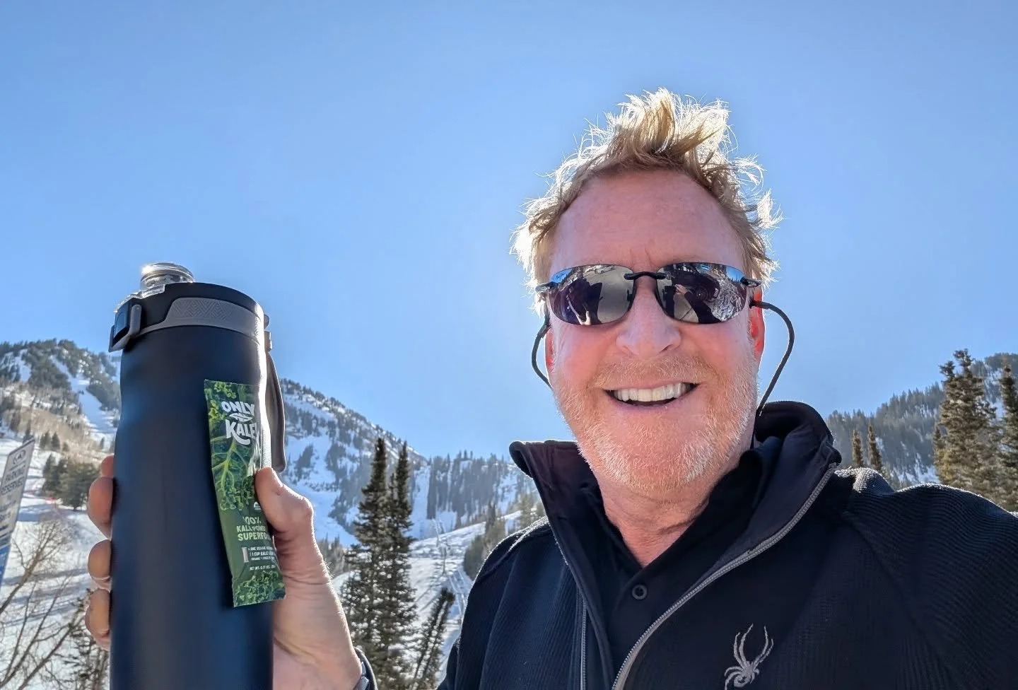 Love the daily superfood here at Snowbird in Utah as well as back home in PA! #onlykale #kale #superfoodsupplement