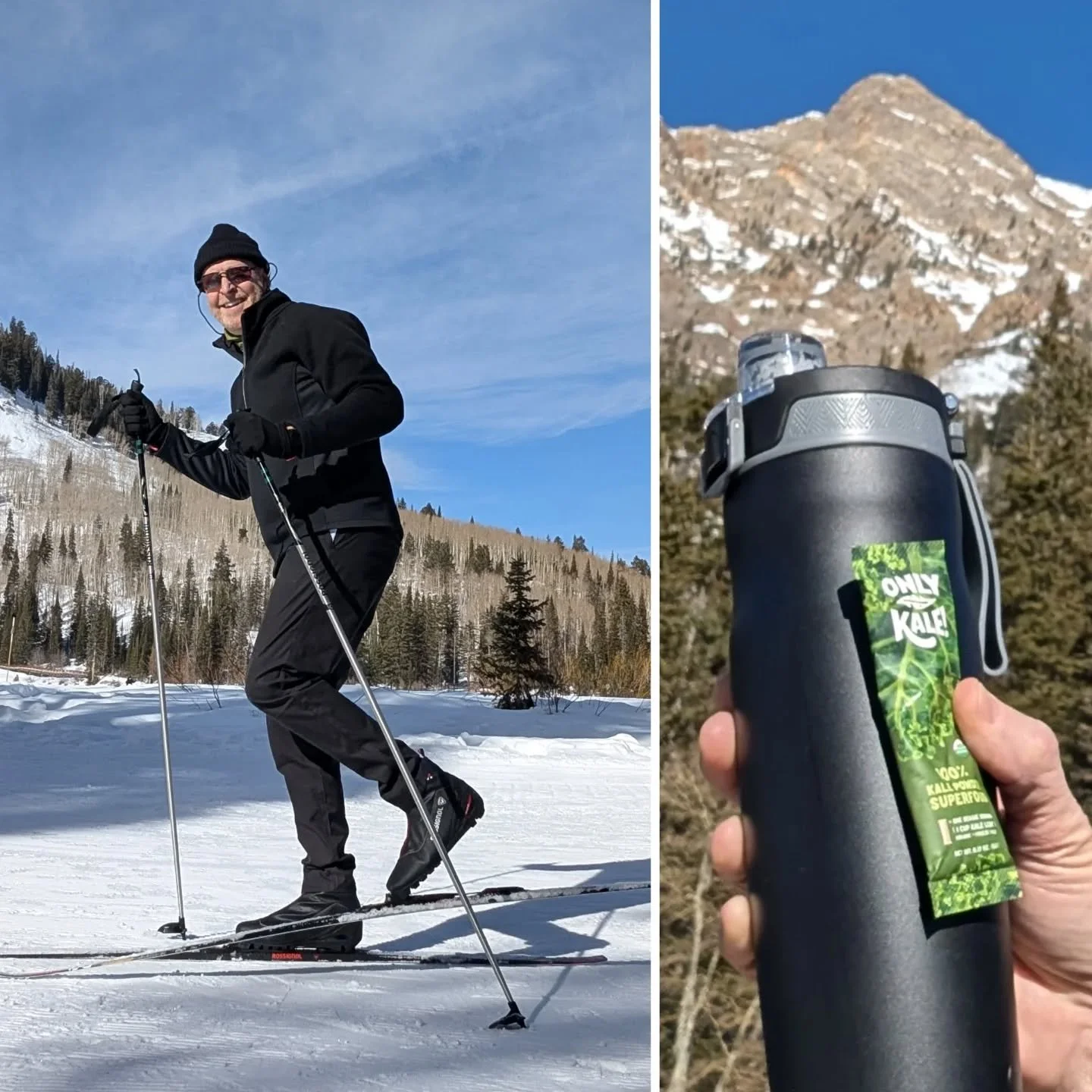 Thanks OnlyKale for helping to accelerate my recovery! After breaking my wrist snowboarding 7 weeks ago, my surgeon thought that I wouldn't be back on the mountain for three or more months. Got out cross country skiing yesterday at the Brighton Nordi