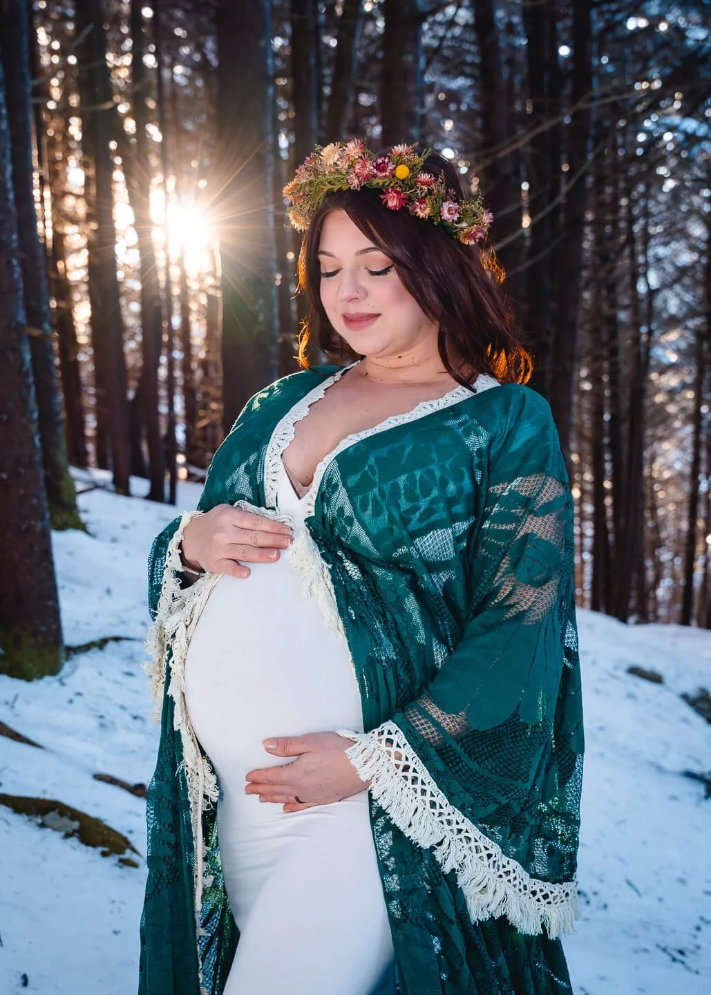 Mountain adventure photography near Asheville, NC. Maternity photography reimagined.