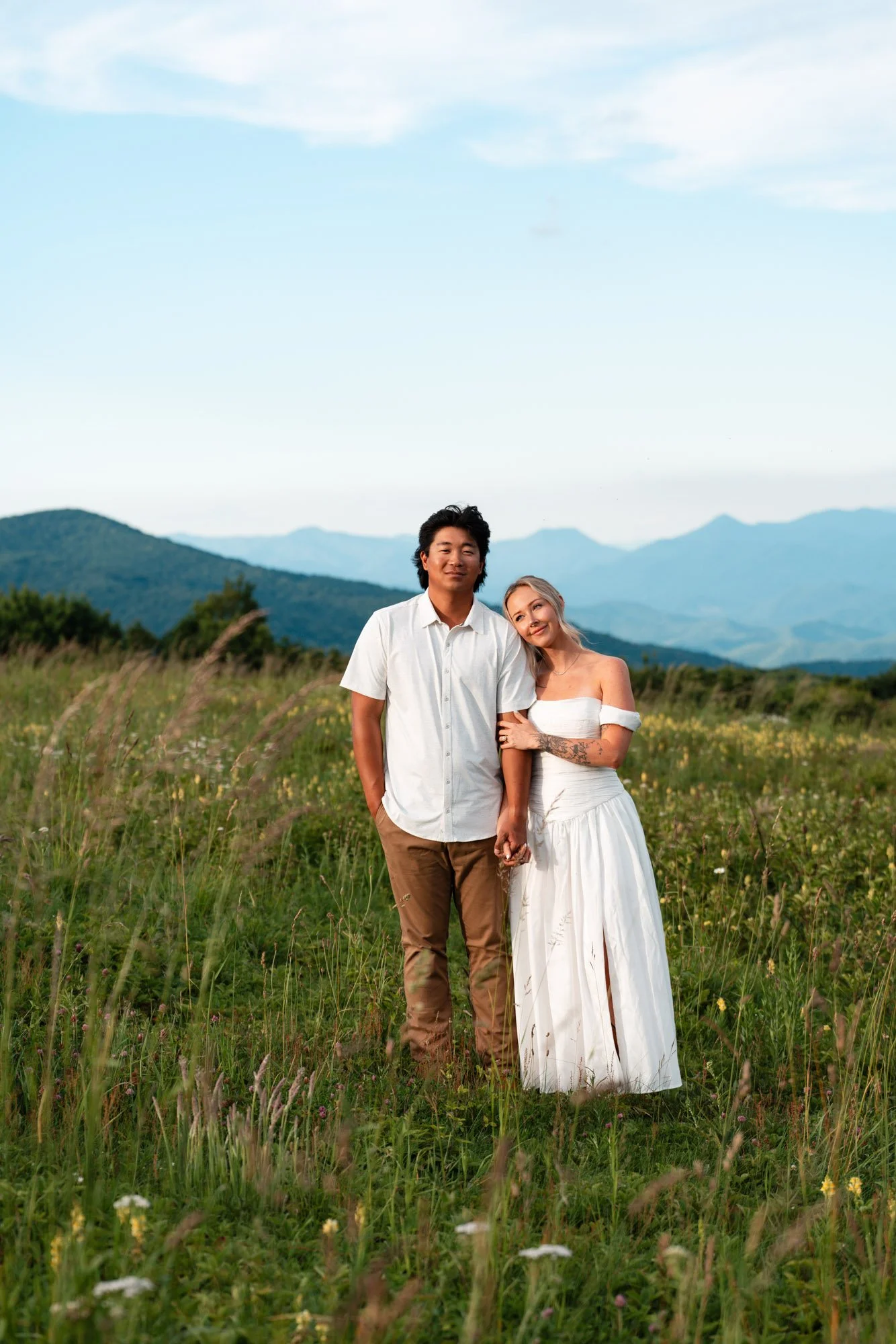 Elopement at Max Patch near Asheville, North Carolina