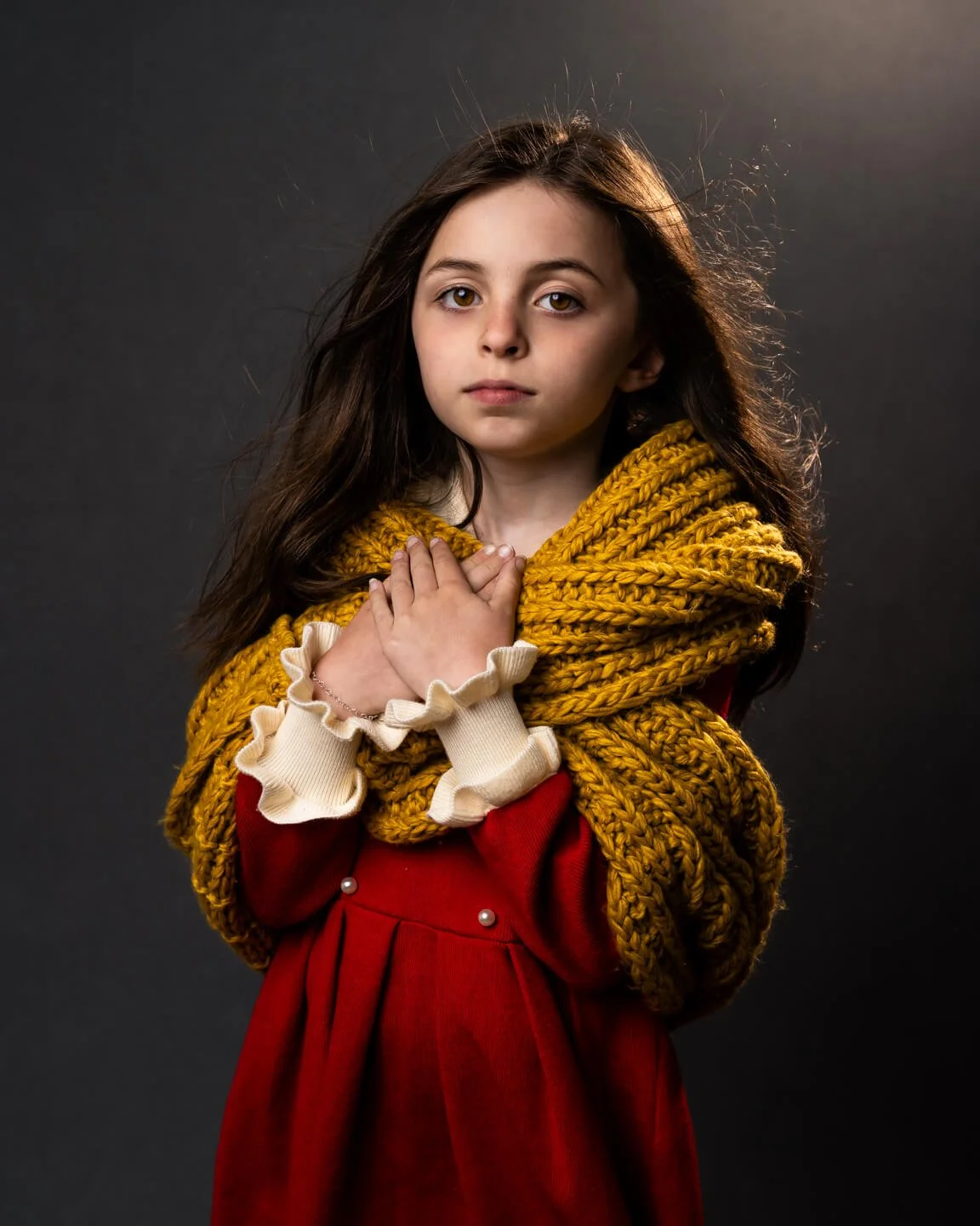 Studio youth portrait session in Asheville, NC. Photographed by Asheville Elevated Photography.