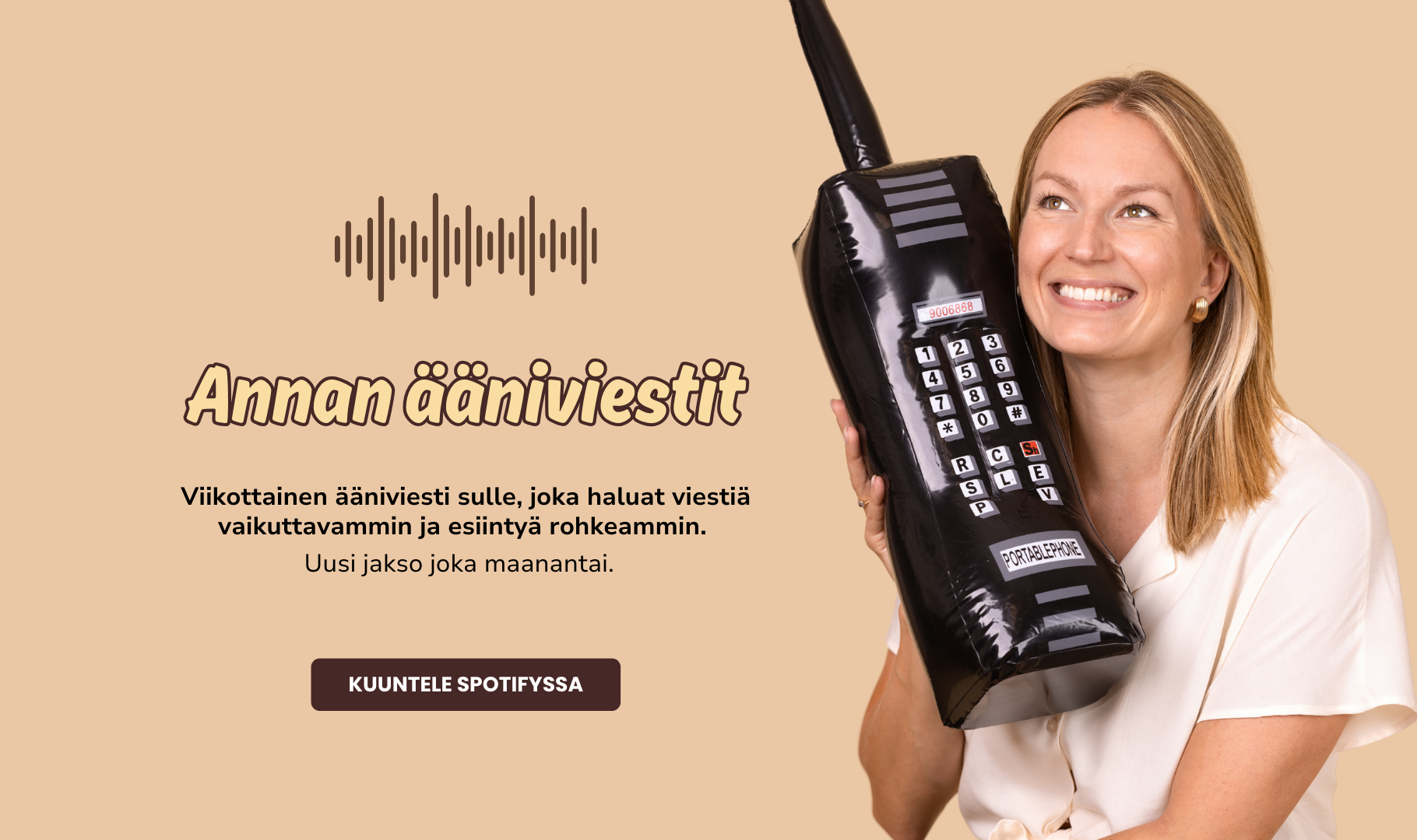 Annan ääniviestit nyt Spotifyssa