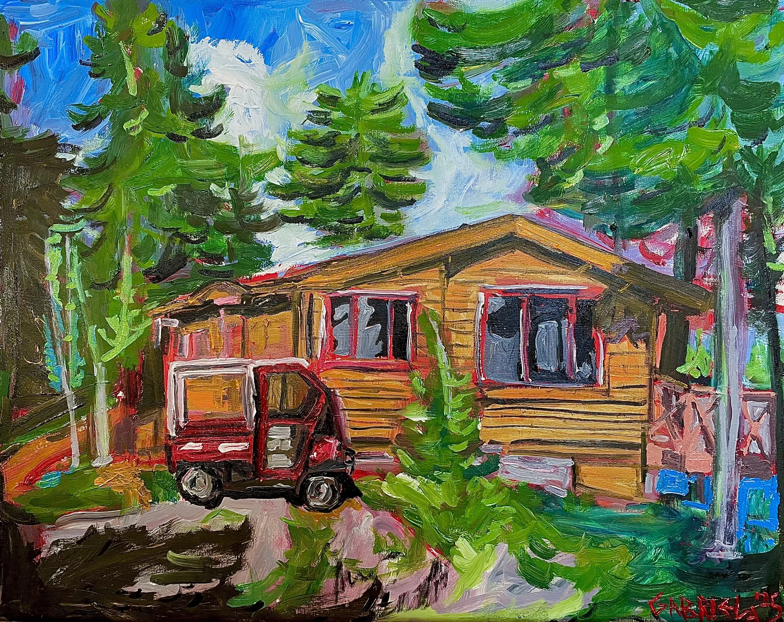 
whitefish falls (2026)
oil on canvas 
16" x 20"  
(commissioned)