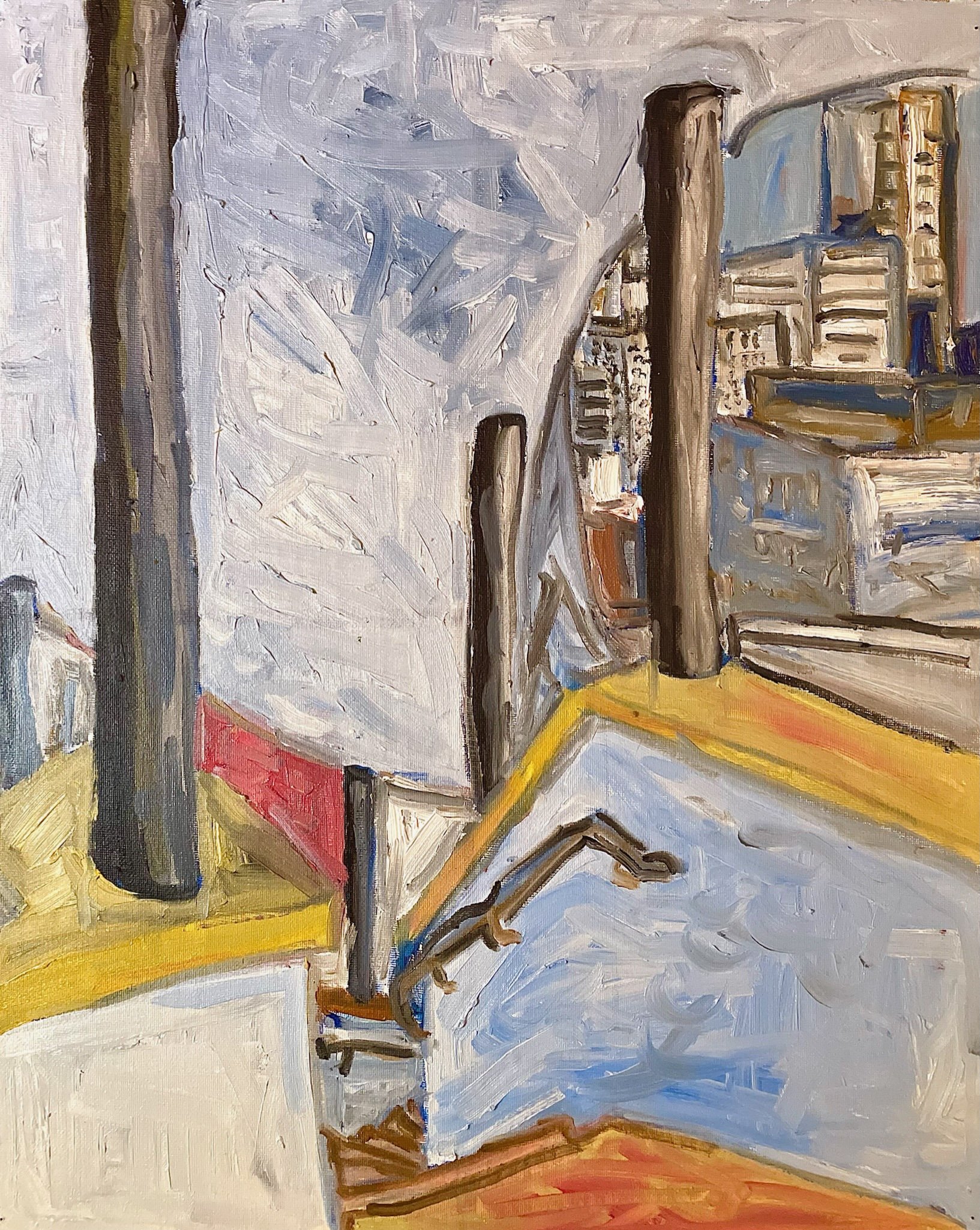 ago stairs (2025)
oil on canvas
20" x 16"
(sold)
