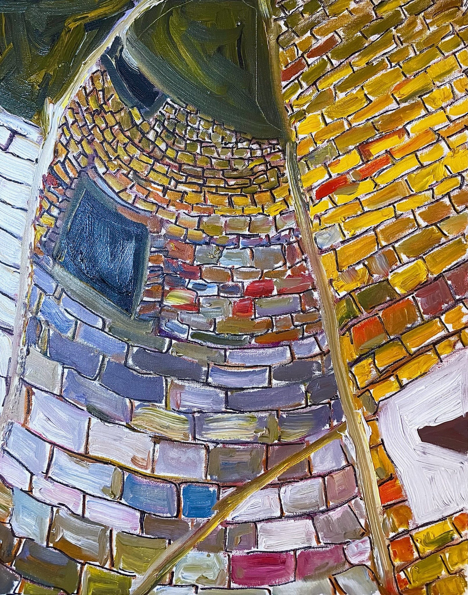 cabot tower stairs (up) (2025)
oil on canvas
20" x 16"
(sold)