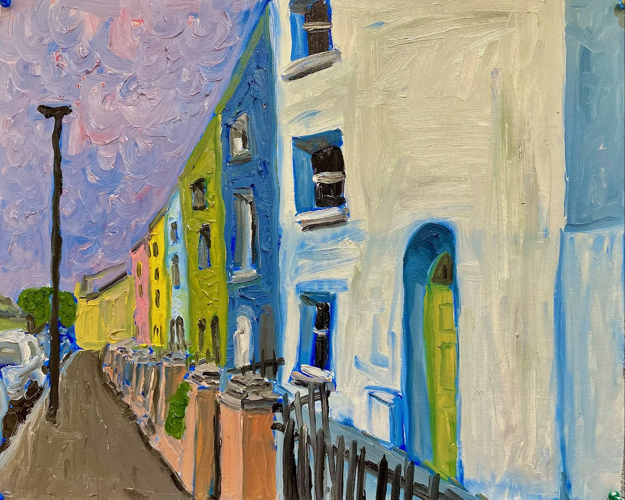 sydney row,spike island,bristol,uk 
(2025)
oil on canvas 
16" x 20"
(sold)