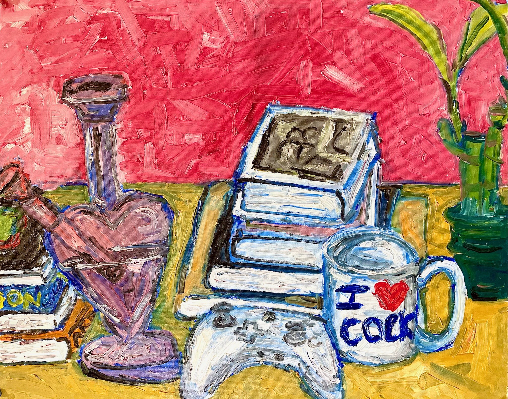 still life (2025)
oil on canvas
16" x 20"
(sold)