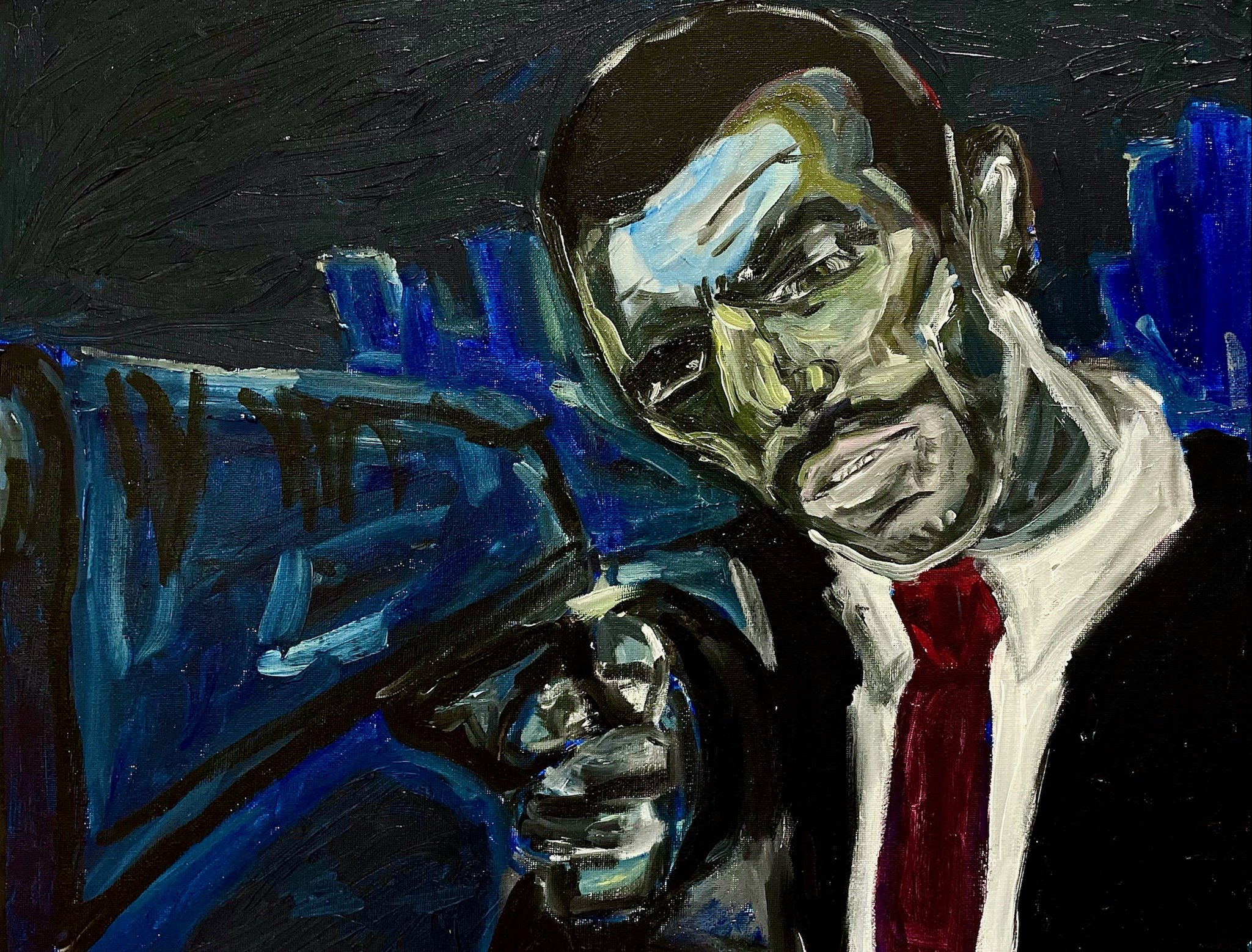 niko bellic pointing his gun (2025)
oil on canvas
16" x 20"
(on hold)