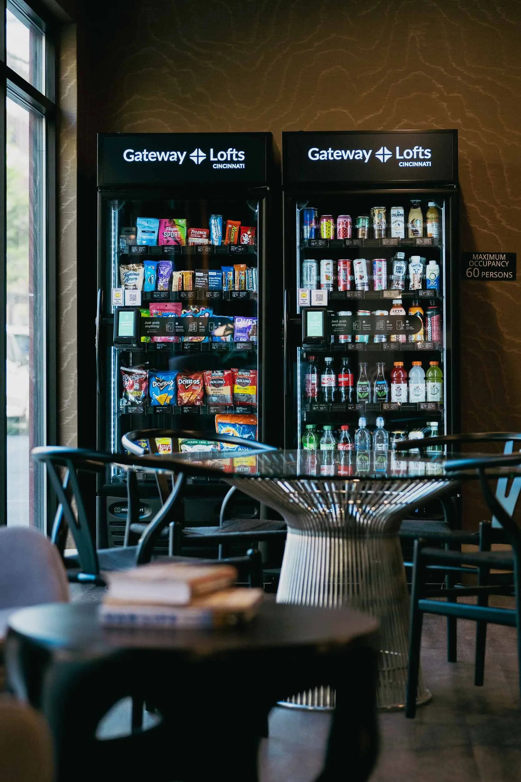 Gateway Lofts Cincinnati | Apartments in Cincinnati, OH | Clubhouse Vending Machine