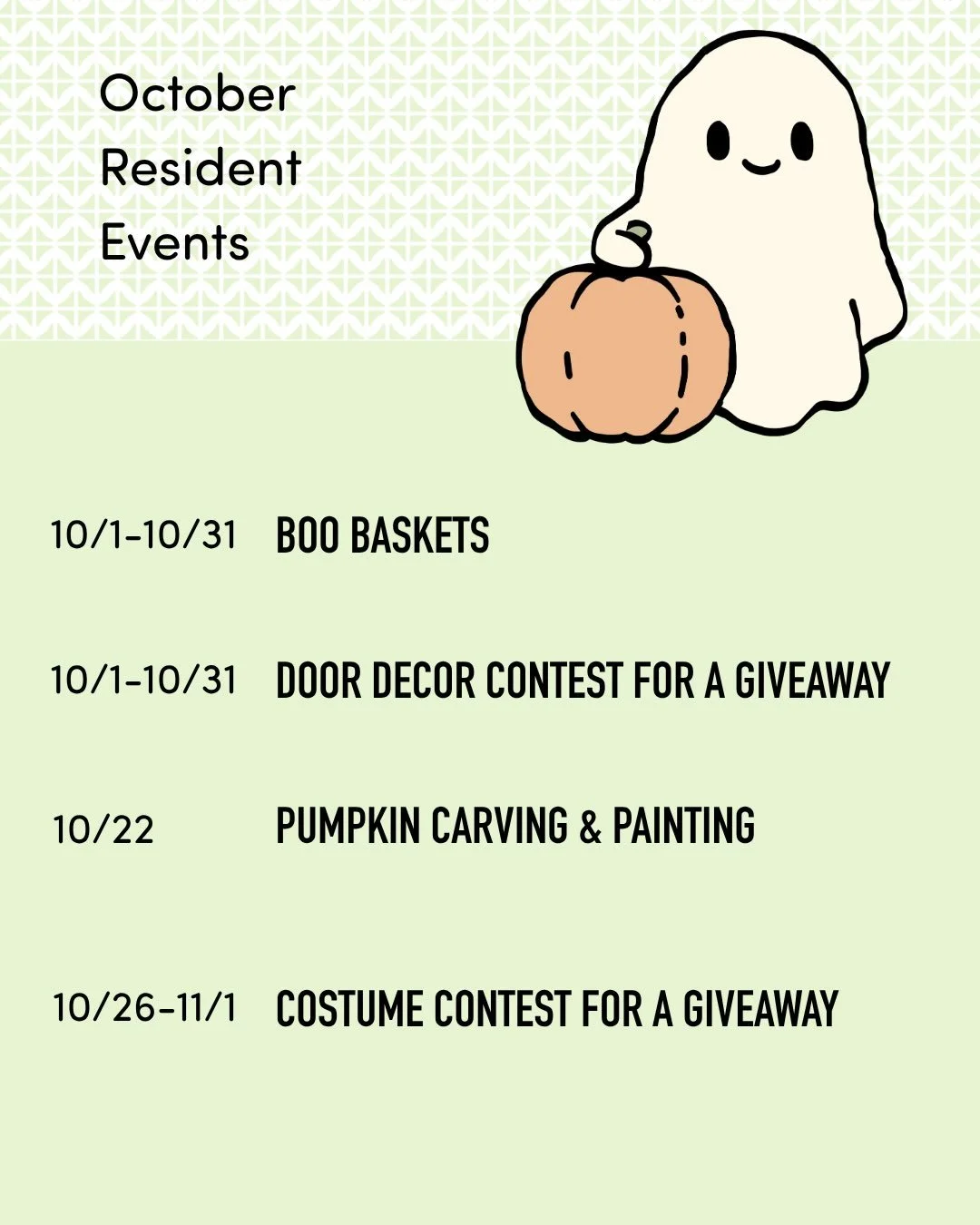 We can&rsquo;t wait to our Residents get spooky this October 🎃 Swipe to celebrate with us 👻

#ucbearcats #bearcats #bearcatnation #catsby90 #uofcincy