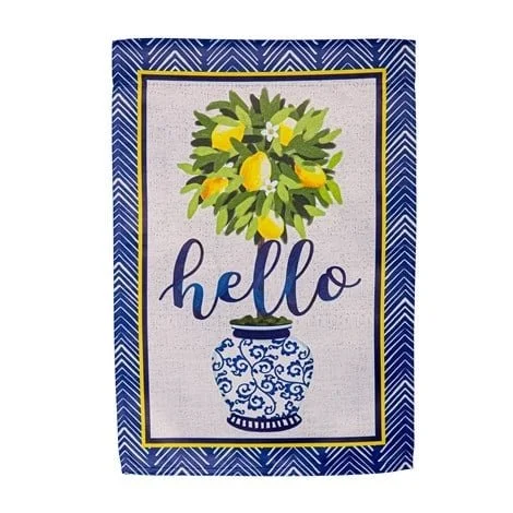 Hello Lemon Tree Flag