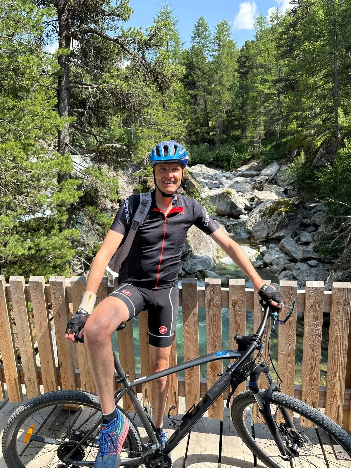 Stefaan, mountainbike