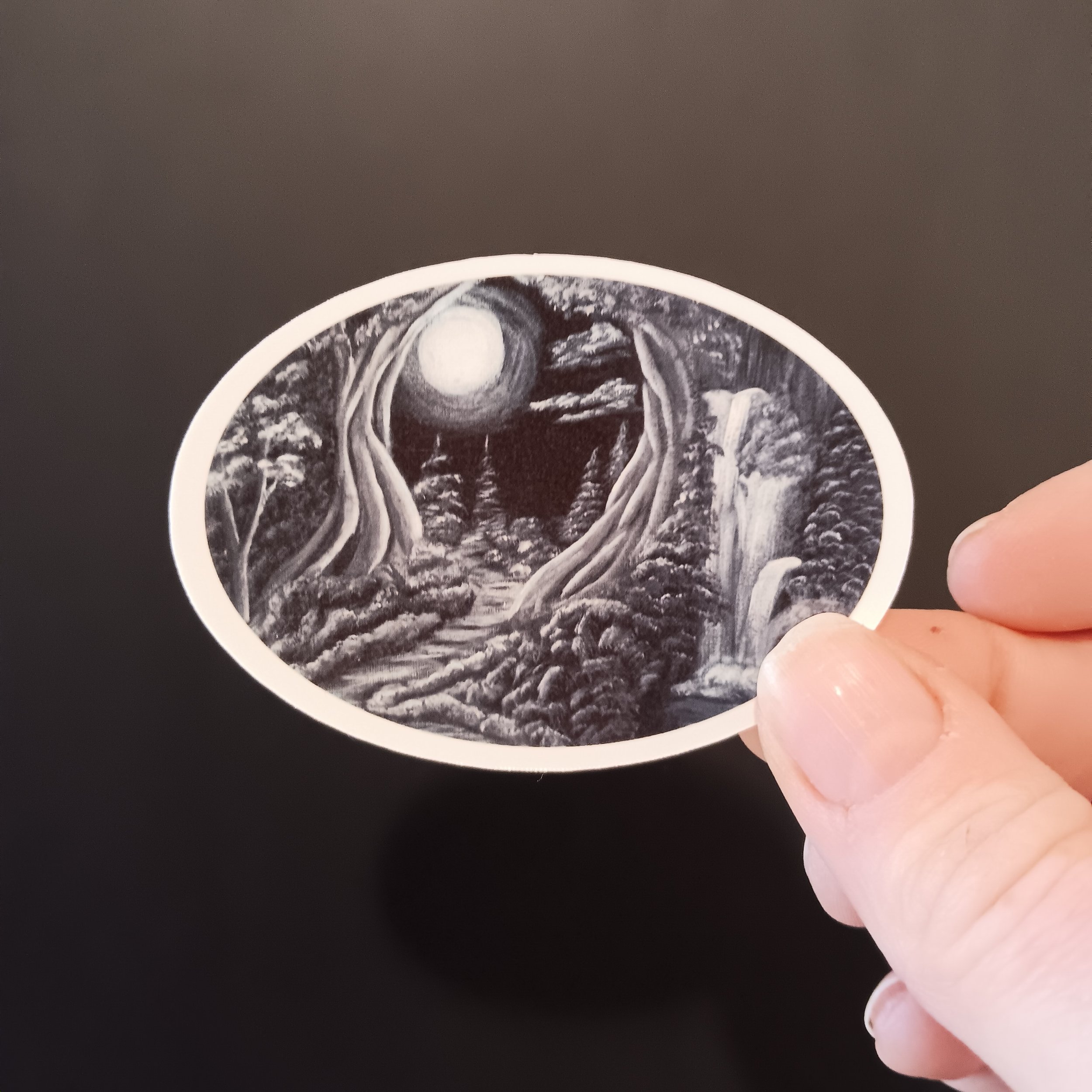 Moonlit Path Sticker