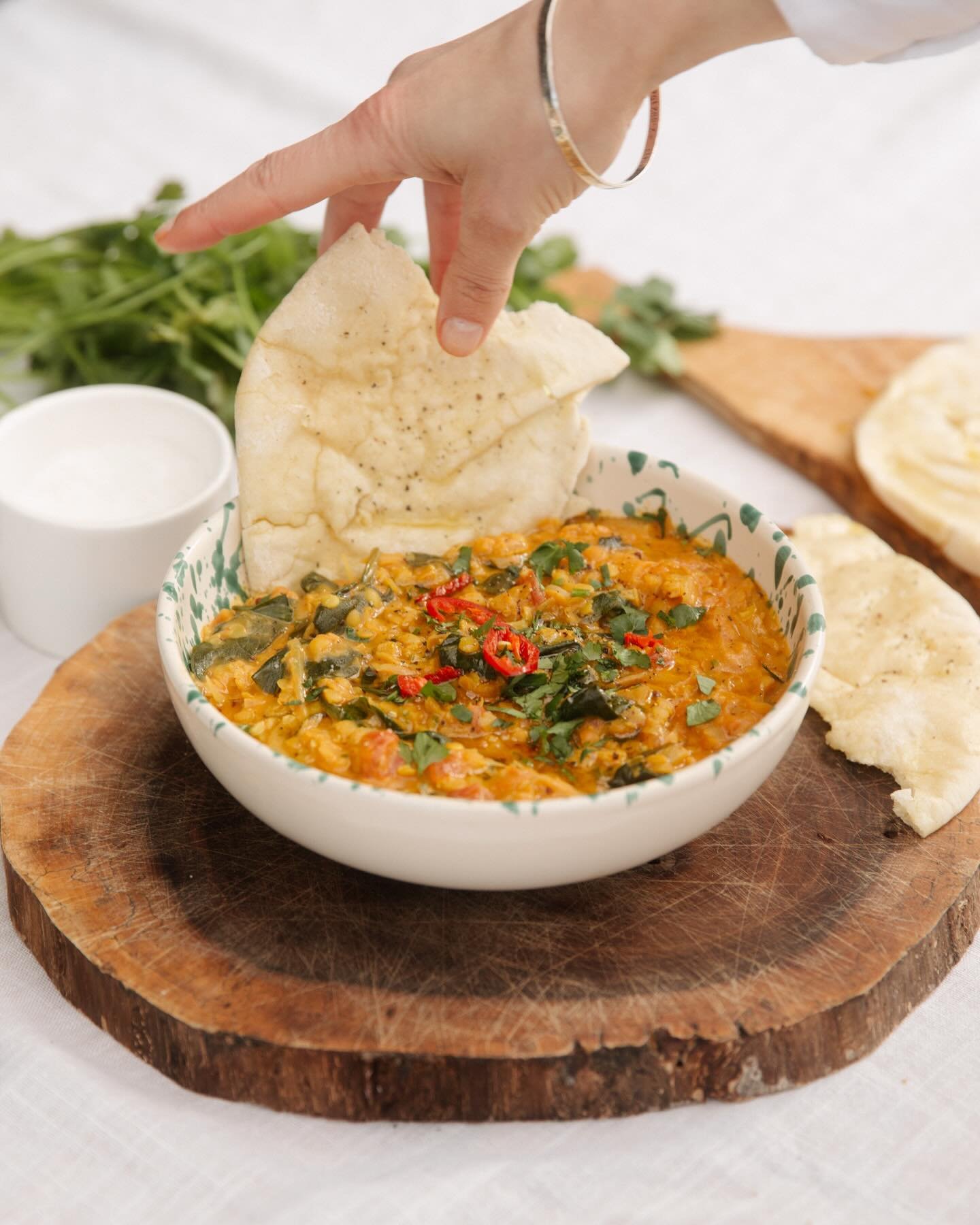Oh Dhal Oh Dhal how yum you are!

This truly is delicious and packed full of goodness from spices turmeric, fresh ginger, fresh garlic, cumin and black mustard seed and a load of added fresh spinach.

Use of spices in place of excess salt to enhance 
