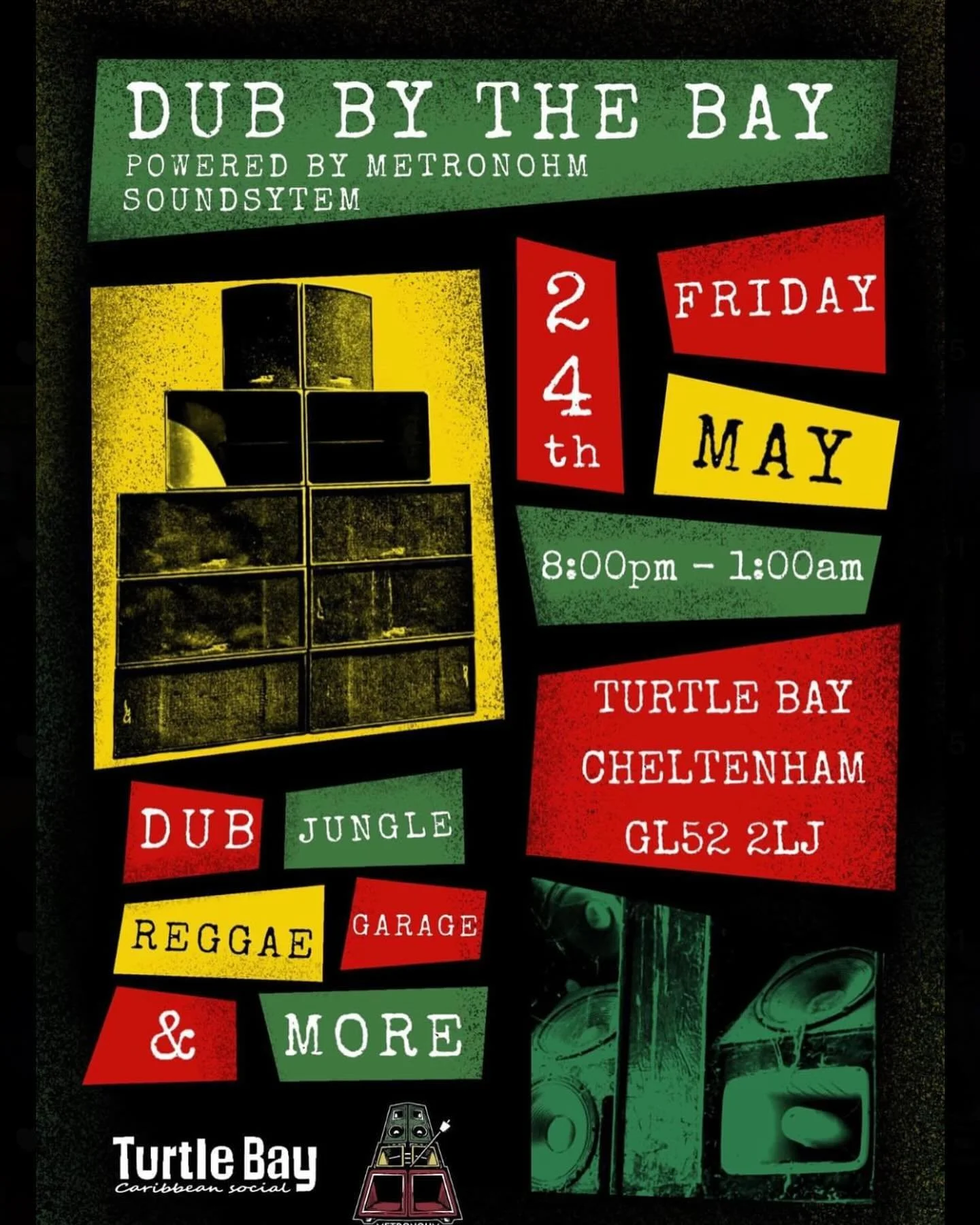 FRIDAY 24TH / TURTLE BAY 
Chelt this ain&rsquo;t one to miss ⚛️

Shouts out the @metronohm_ gents providing ❤️🆒