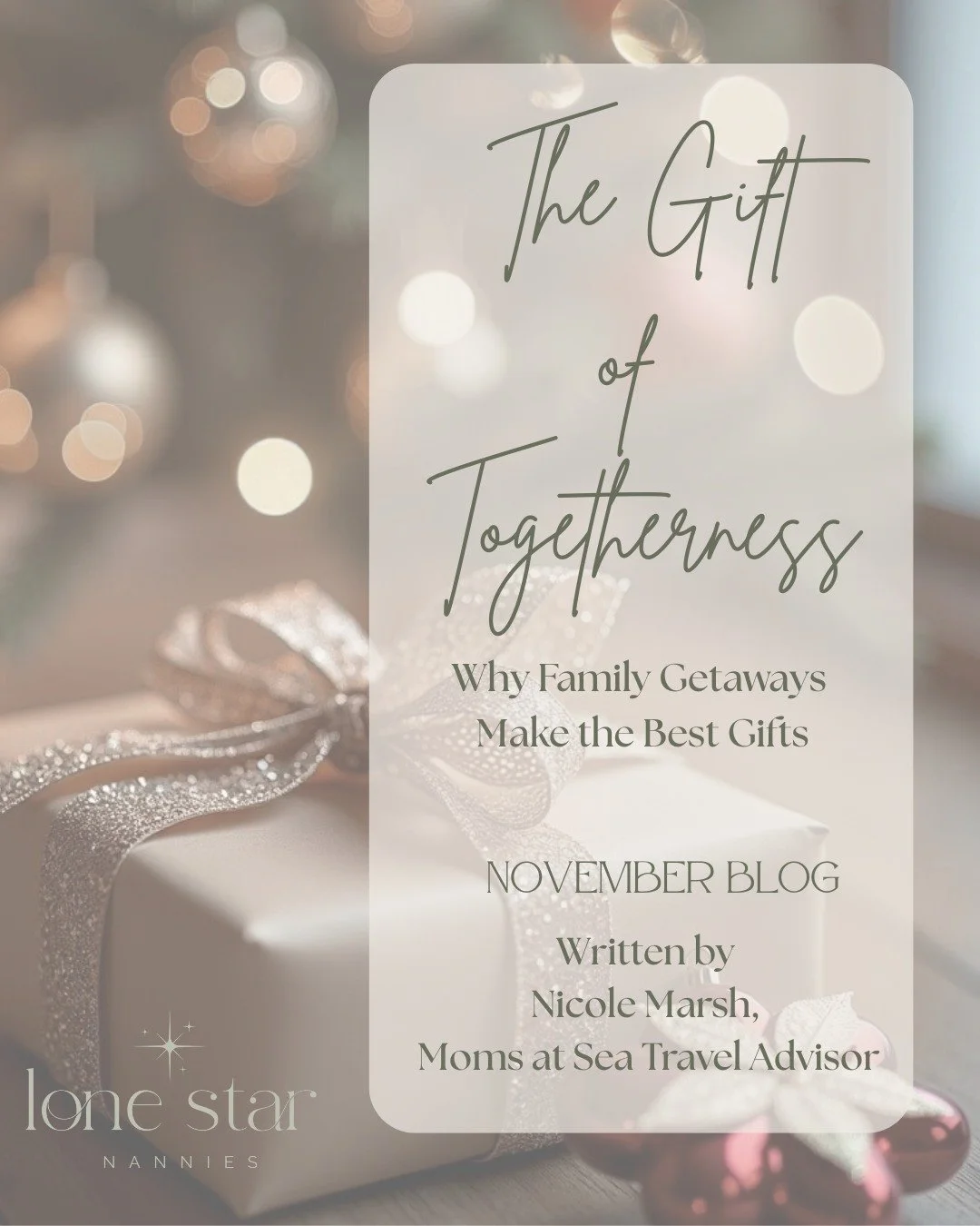 ✨ This holiday season, we&rsquo;re all craving a little more connection and a little less clutter. Experience gifts and family getaways give kids what they remember most : time together, laughter, and moments that turn into &ldquo;remember when?&rdqu