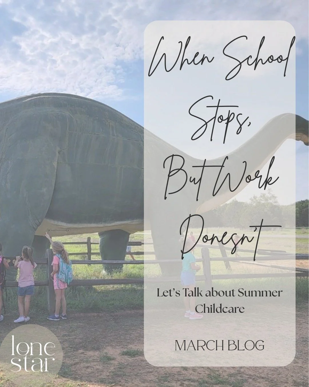 Summer. ☀️
Everyone's favorite season for as long 
as they can remember &hellip; 

Only now you still have a full-time job 
and your kids are about to have significantly
 more free time than you do. 😱

Between half day camps, early pickups, 
sibling