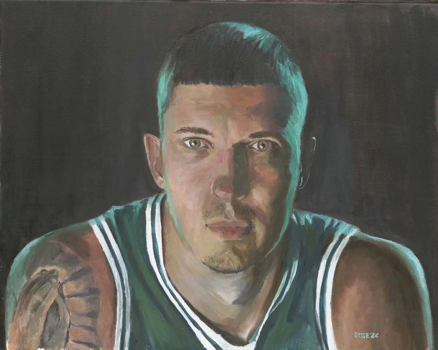 "Baylor Scheierman" 16x20  oil on canvas