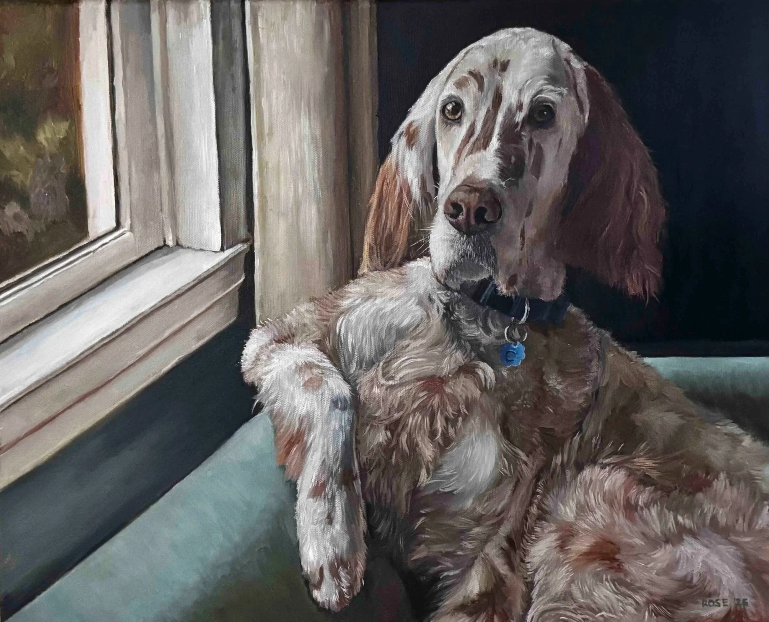 “Charlie” 16x20 oil on canvas Private Collection New Hampshire