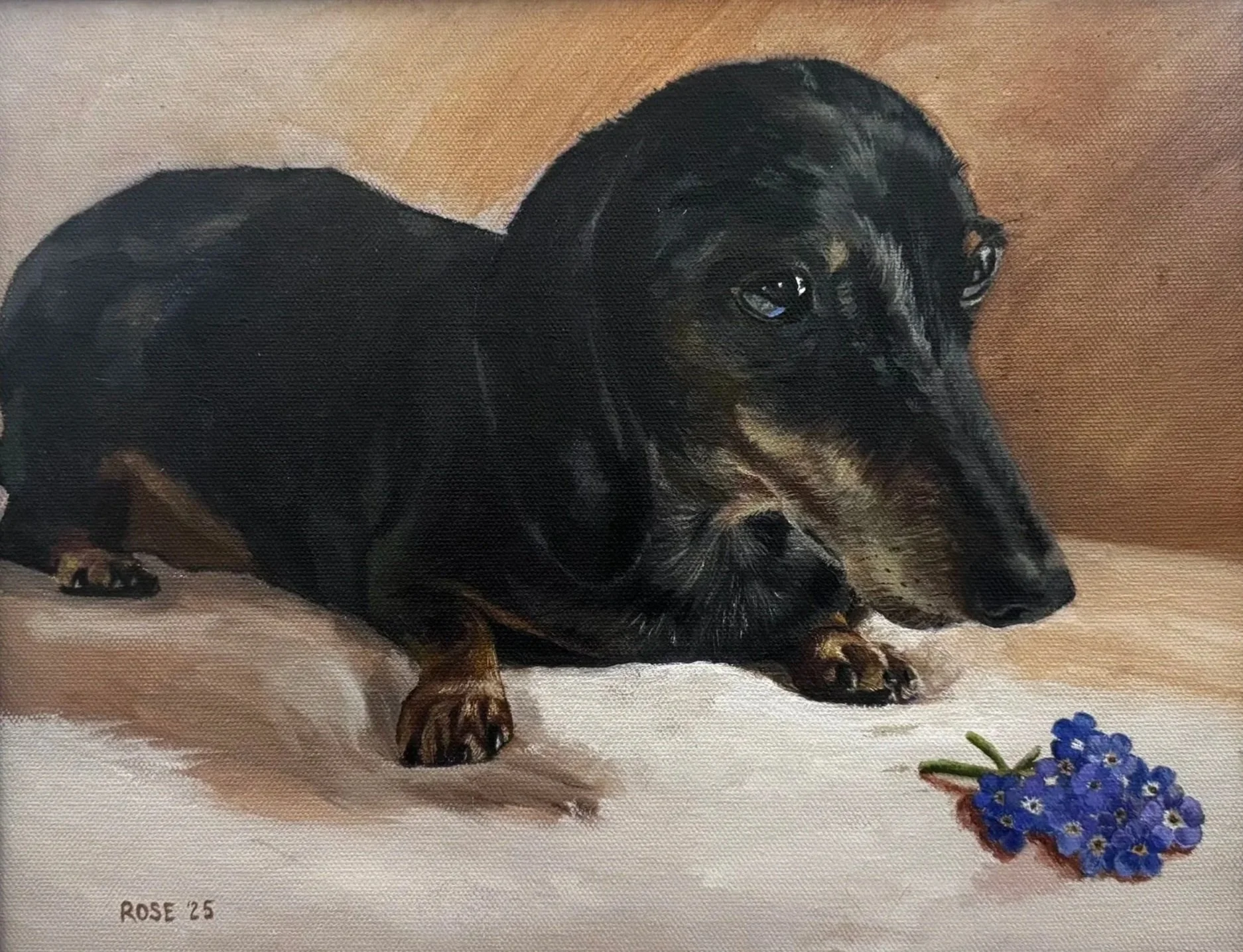 “Forget Me Nots” 11 x 14 oil on canvas

Private Collection, Florida