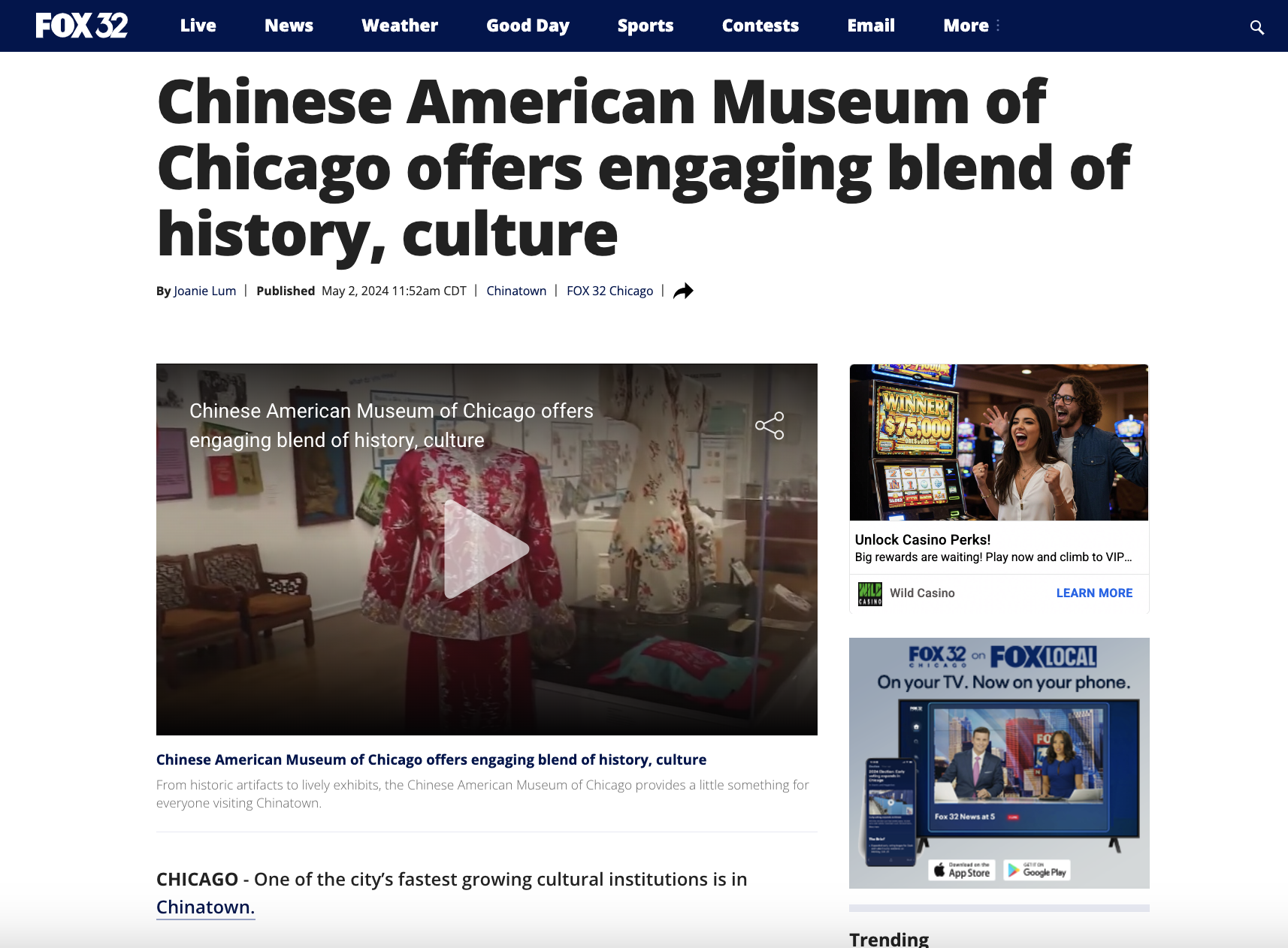 Chinese American Museum of Chicago offers engaging blend of history, culture