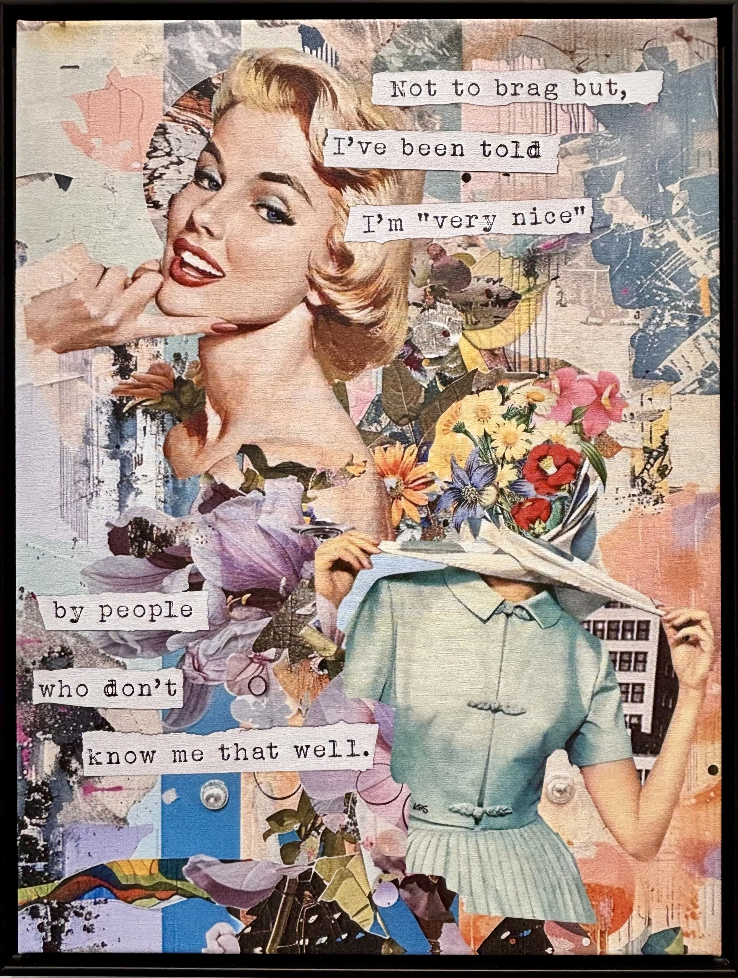 Brag by Dominic LaRiccia
Collage, 24 x 18