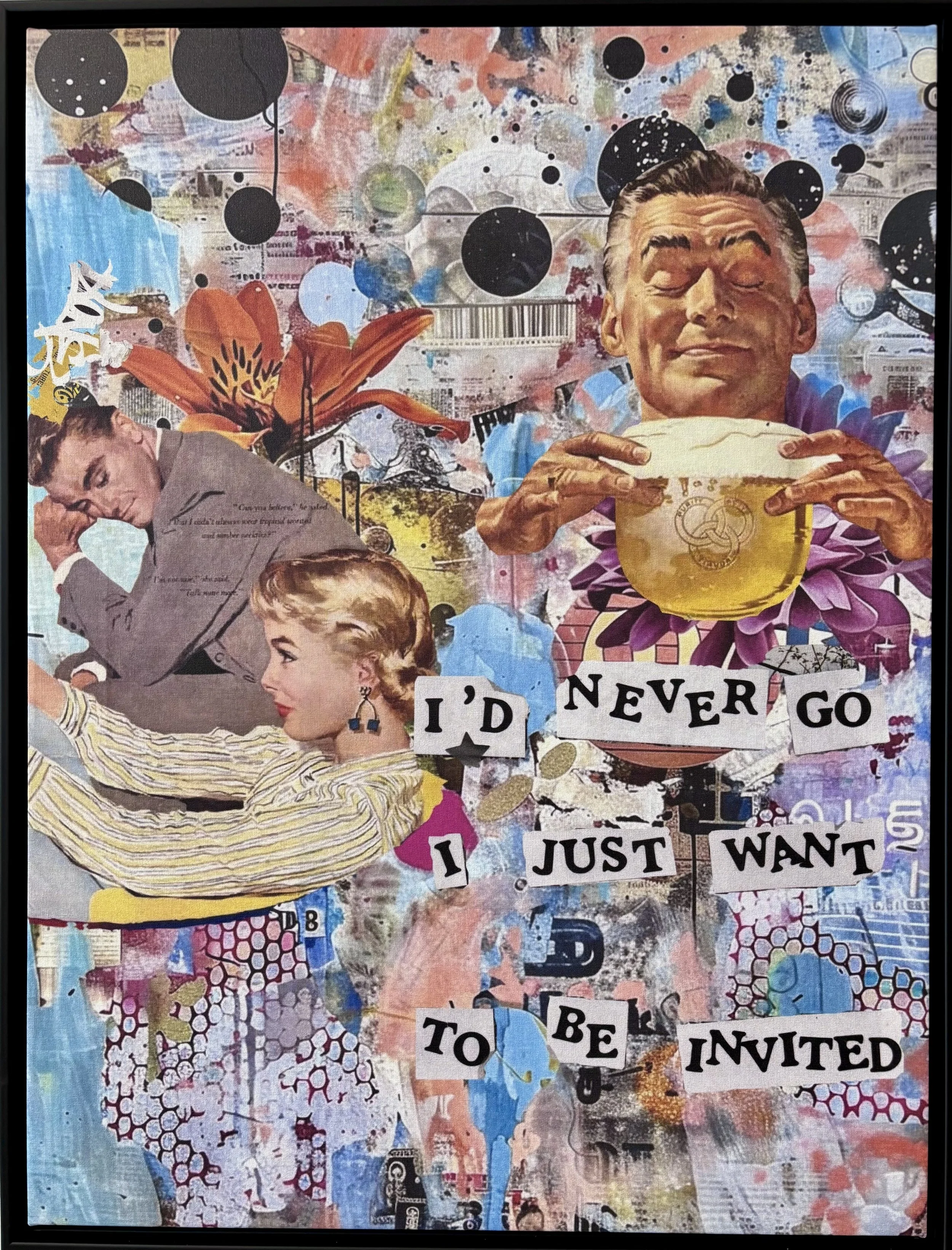 Invited by Dominic LaRiccia
Collage, 24 x 18