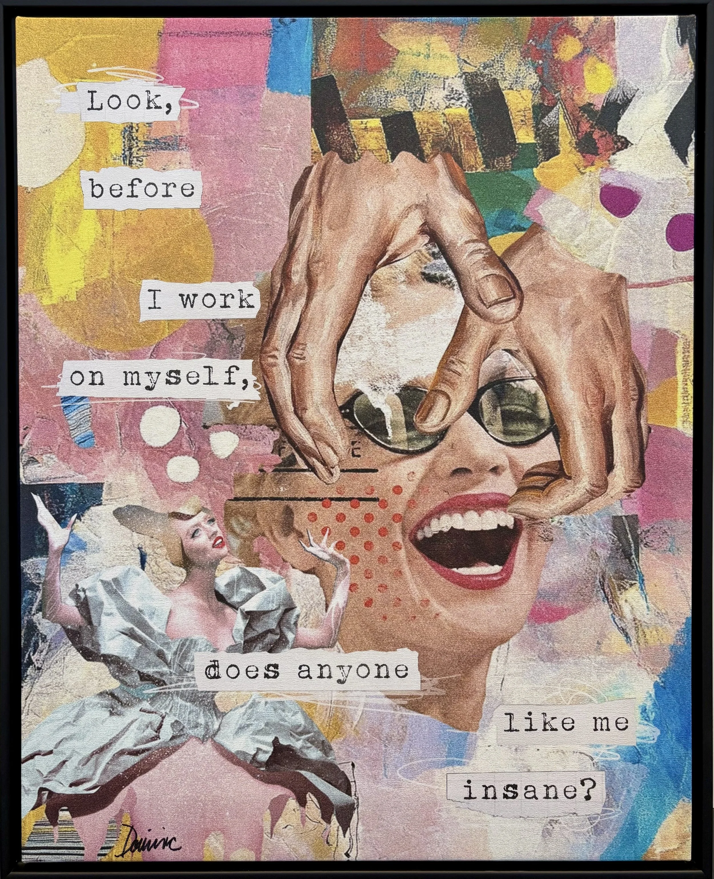 Insane by Dominic LaRiccia
Collage, 20 x 16