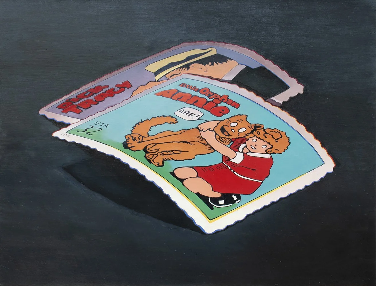 Pamela Workman, Little Orphan Annie, oil on canvas, 26 3/4 x 32 3/4 inches