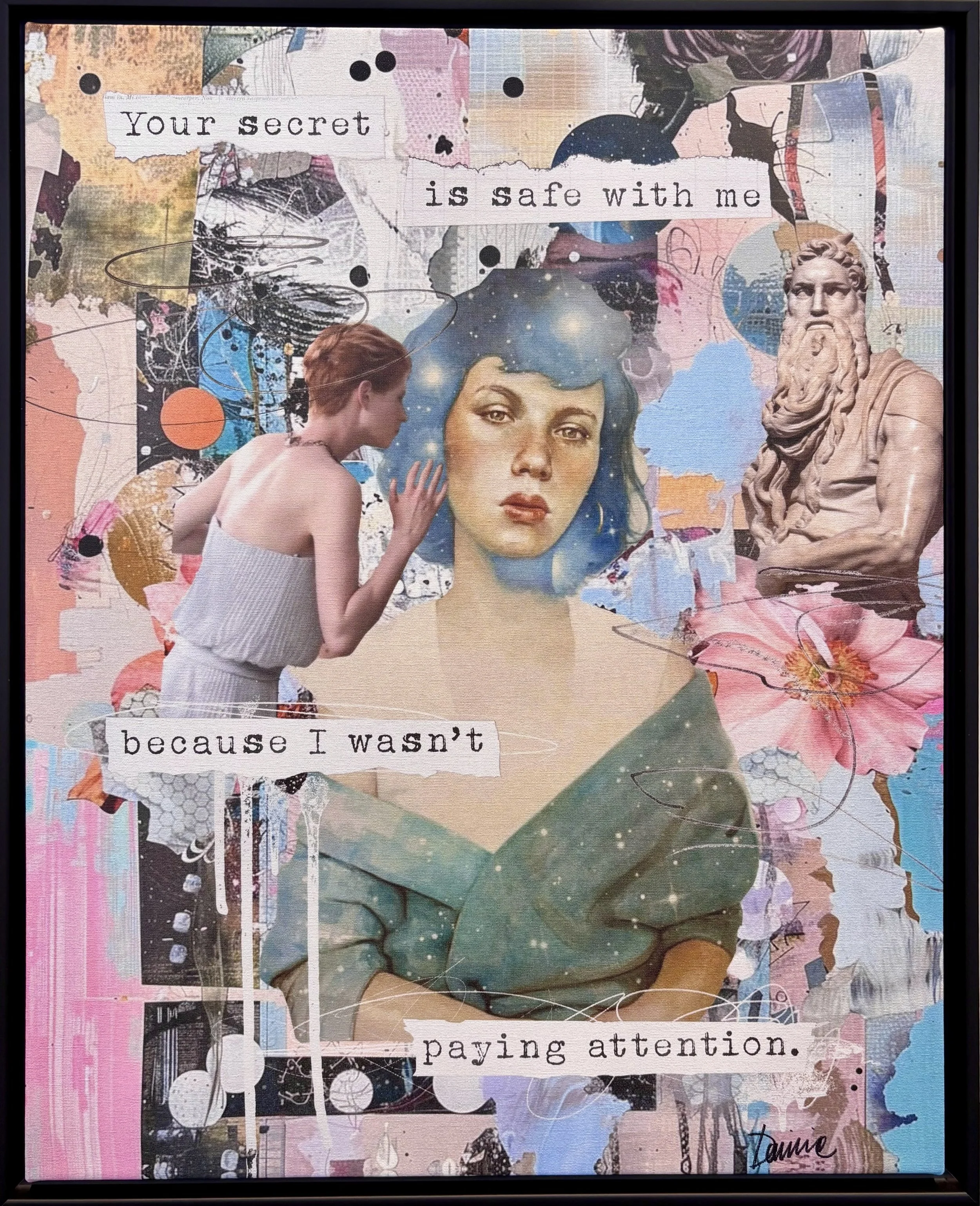 Secret by Dominic LaRiccia
Collage, 20 x 16