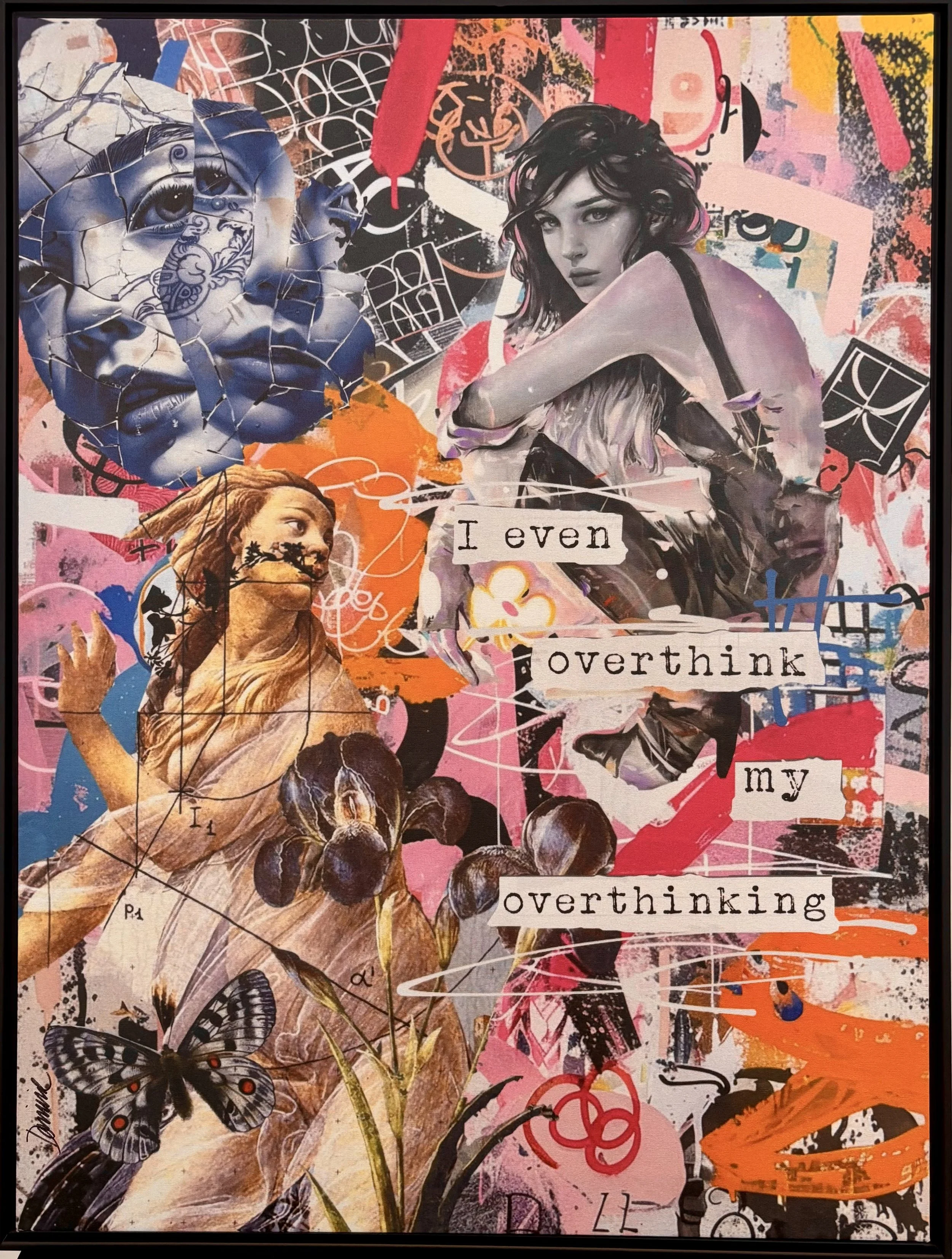 Overthink by Dominic LaRiccia
Collage, 32 x 24