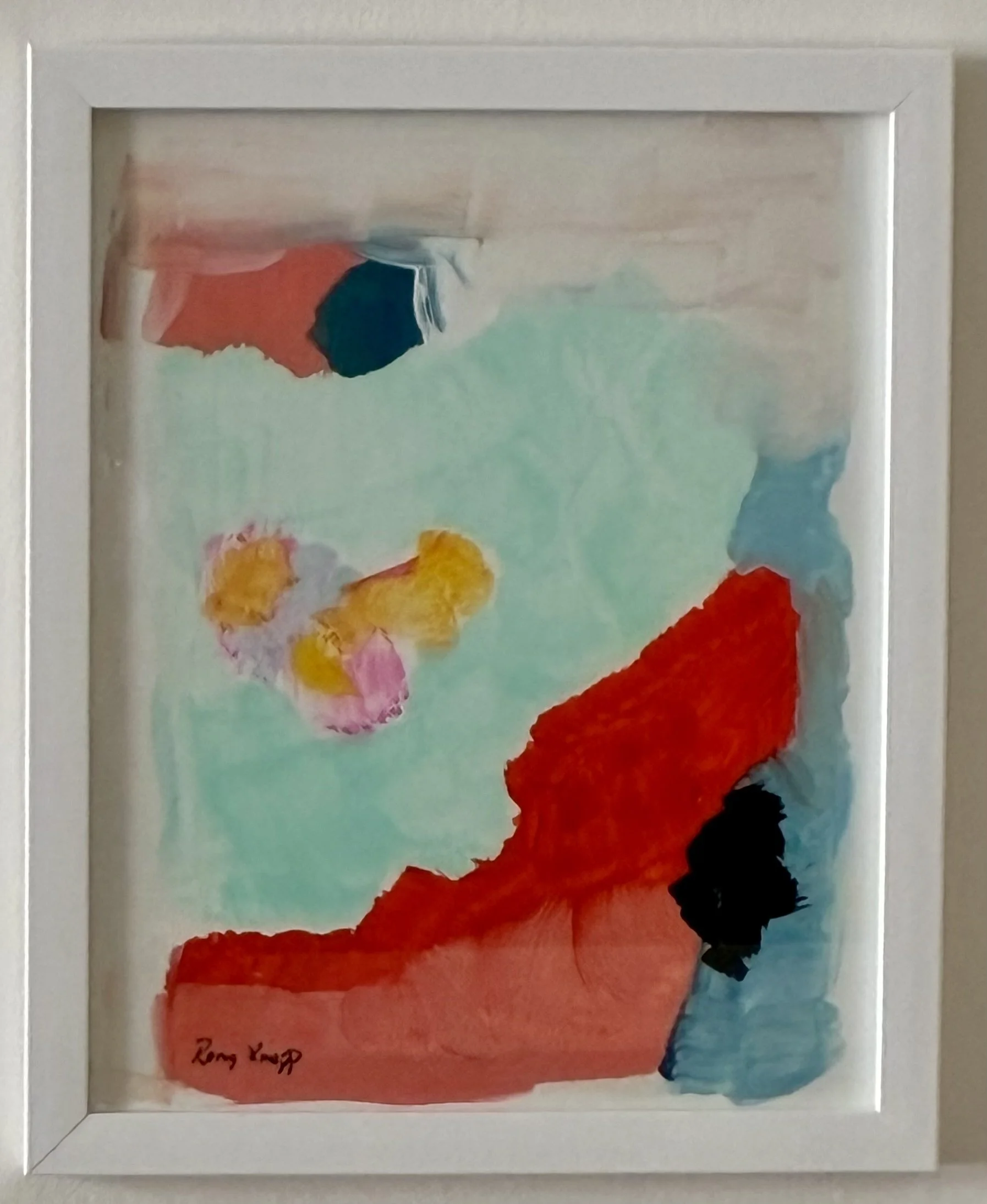 s'mores by Rory Krupp, gouache and flashe on 
synthetic paper, 2026 
$400