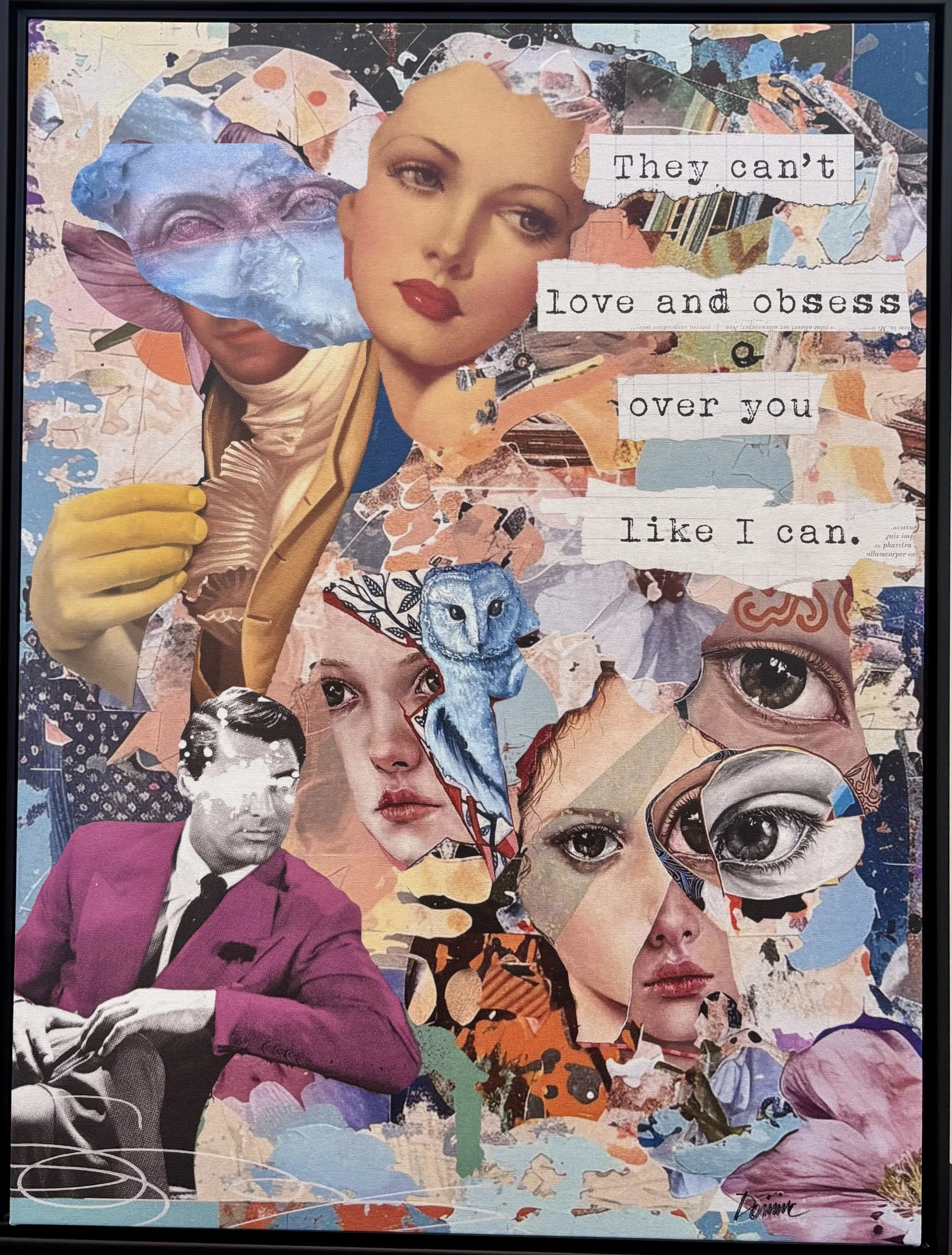 Over You by Dominic LaRiccia
Collage, 24 x 18