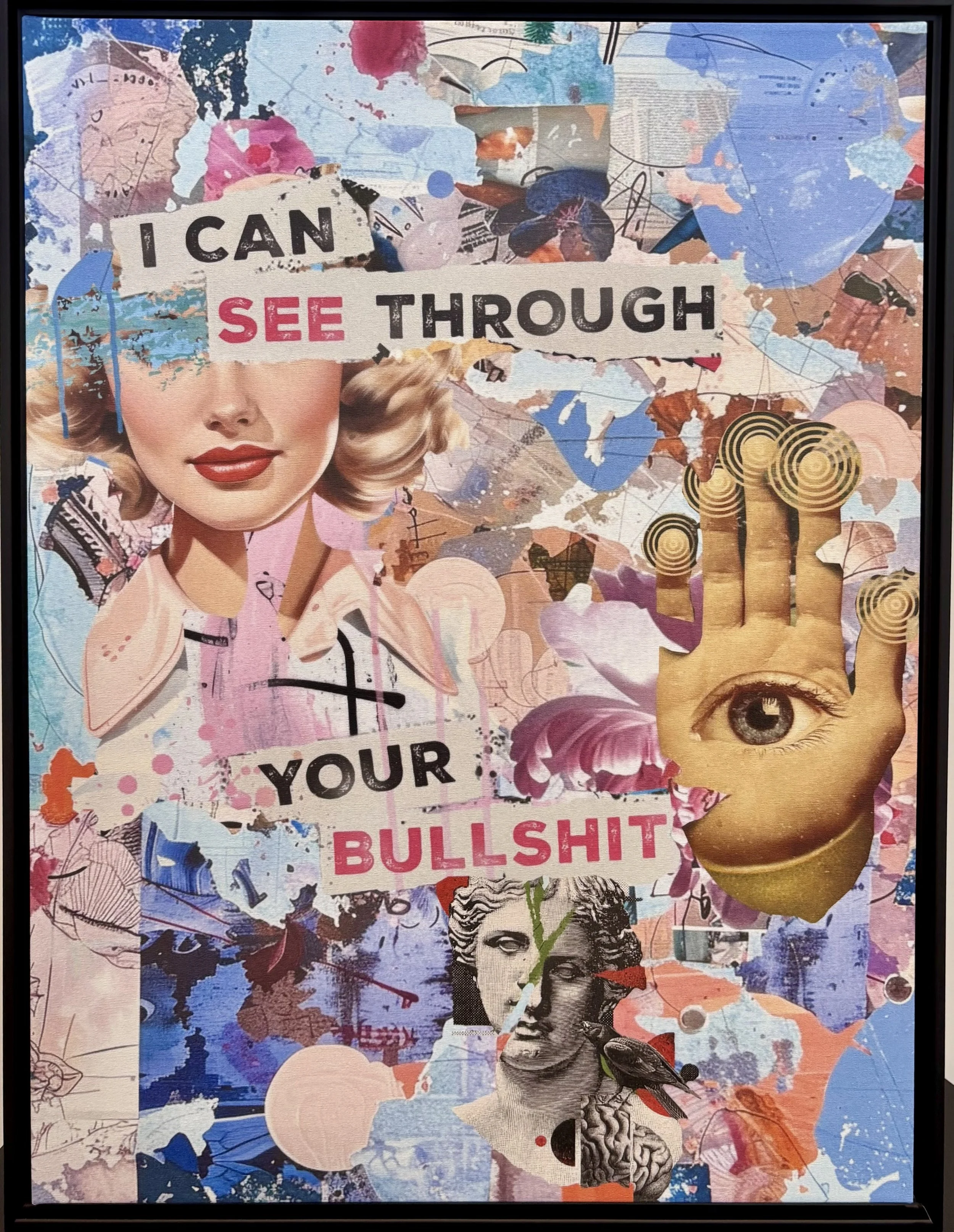 Bull by Dominic LaRiccia
Collage, 24 x 18
