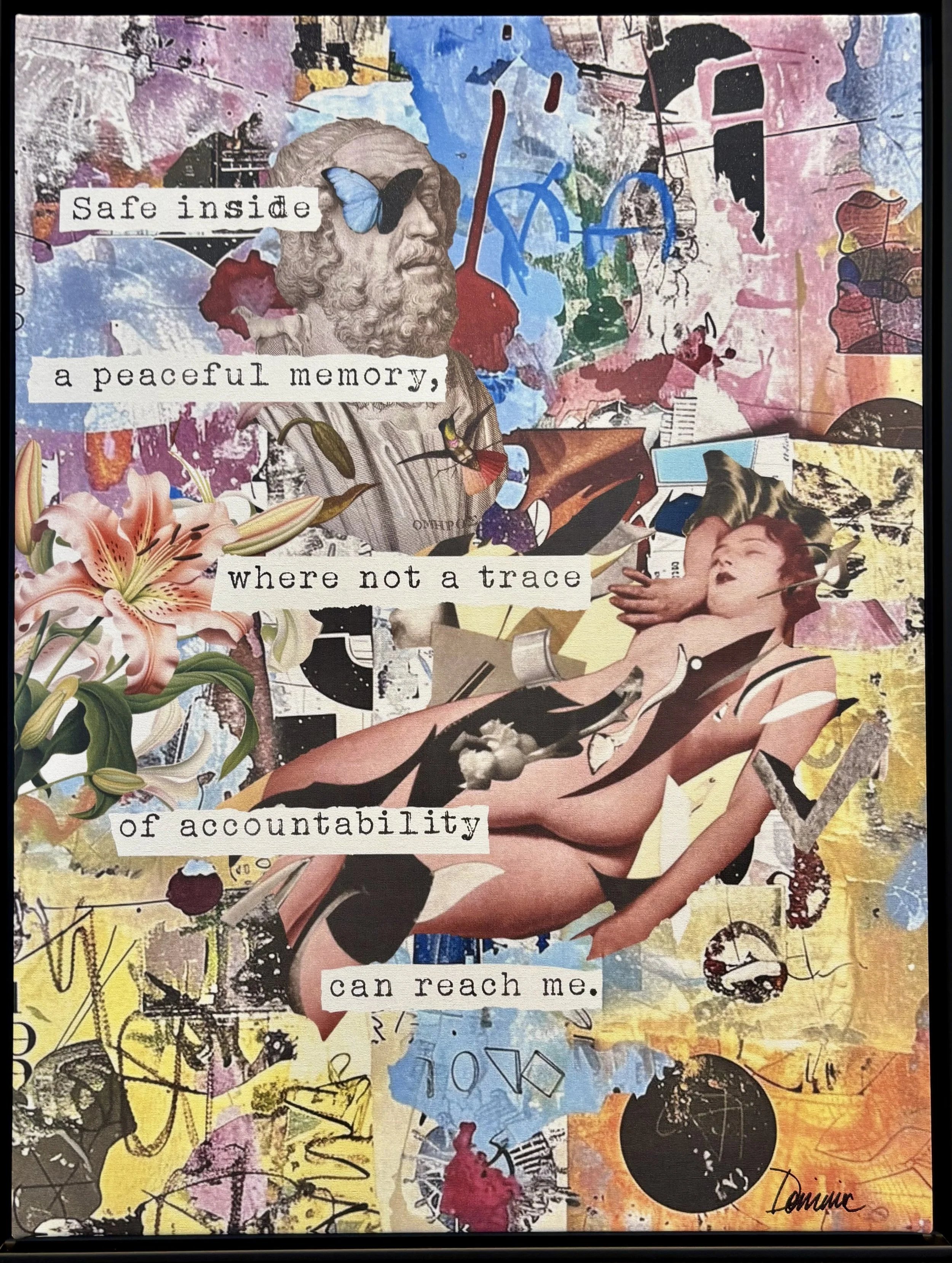 Safe by Dominic LaRiccia
Collage, 24 x 18