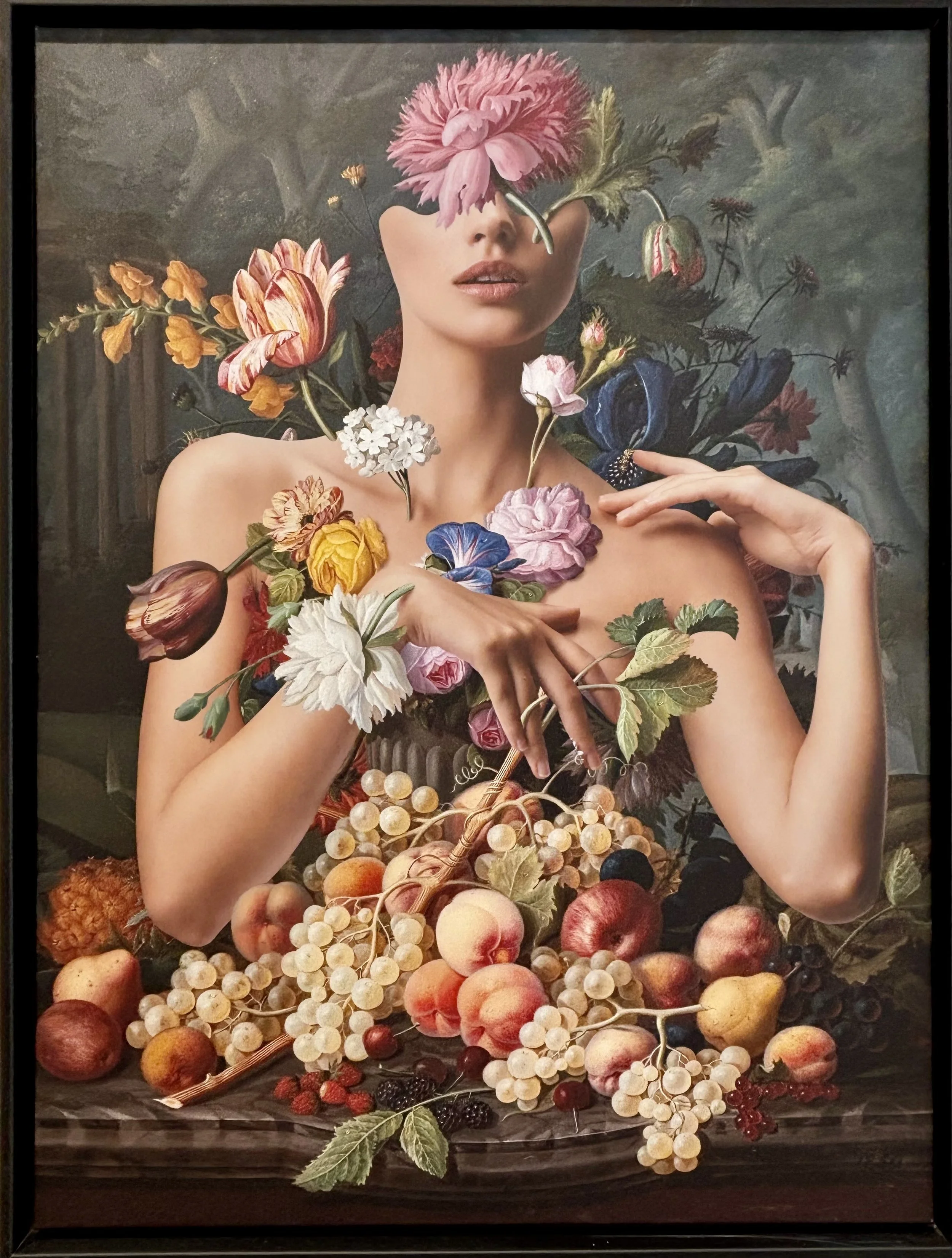 Show Up by Dominic LaRiccia
Collage/Painting, 32 x 24