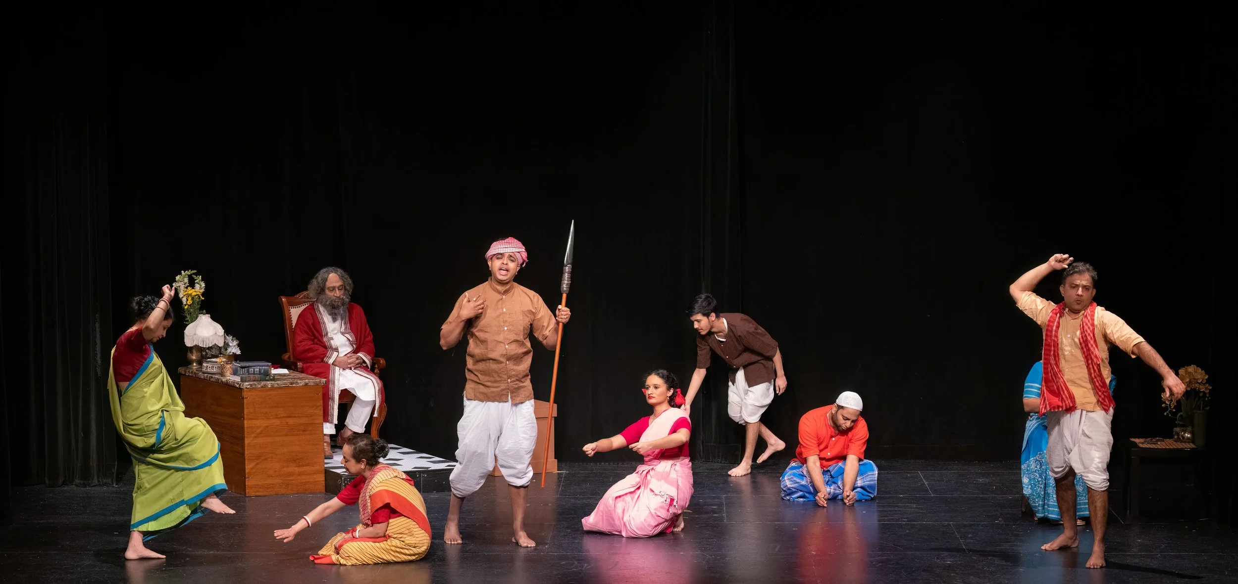 A scene from A Journey With Tagore by ENAD