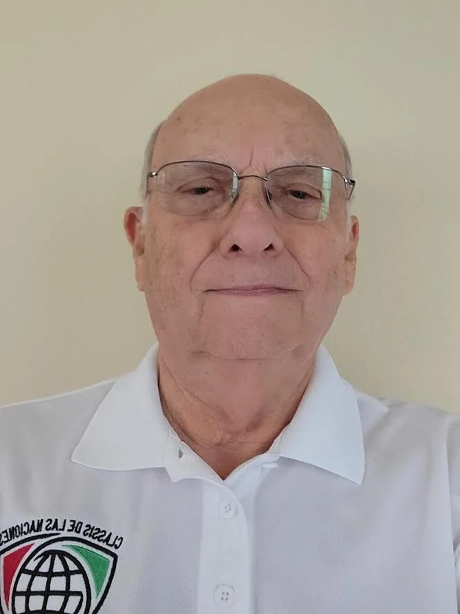 Elder Lionel Rogers smiling in a white shirt, serving as President and Treasury for Classis de las Naciones of the Reformed Church in America