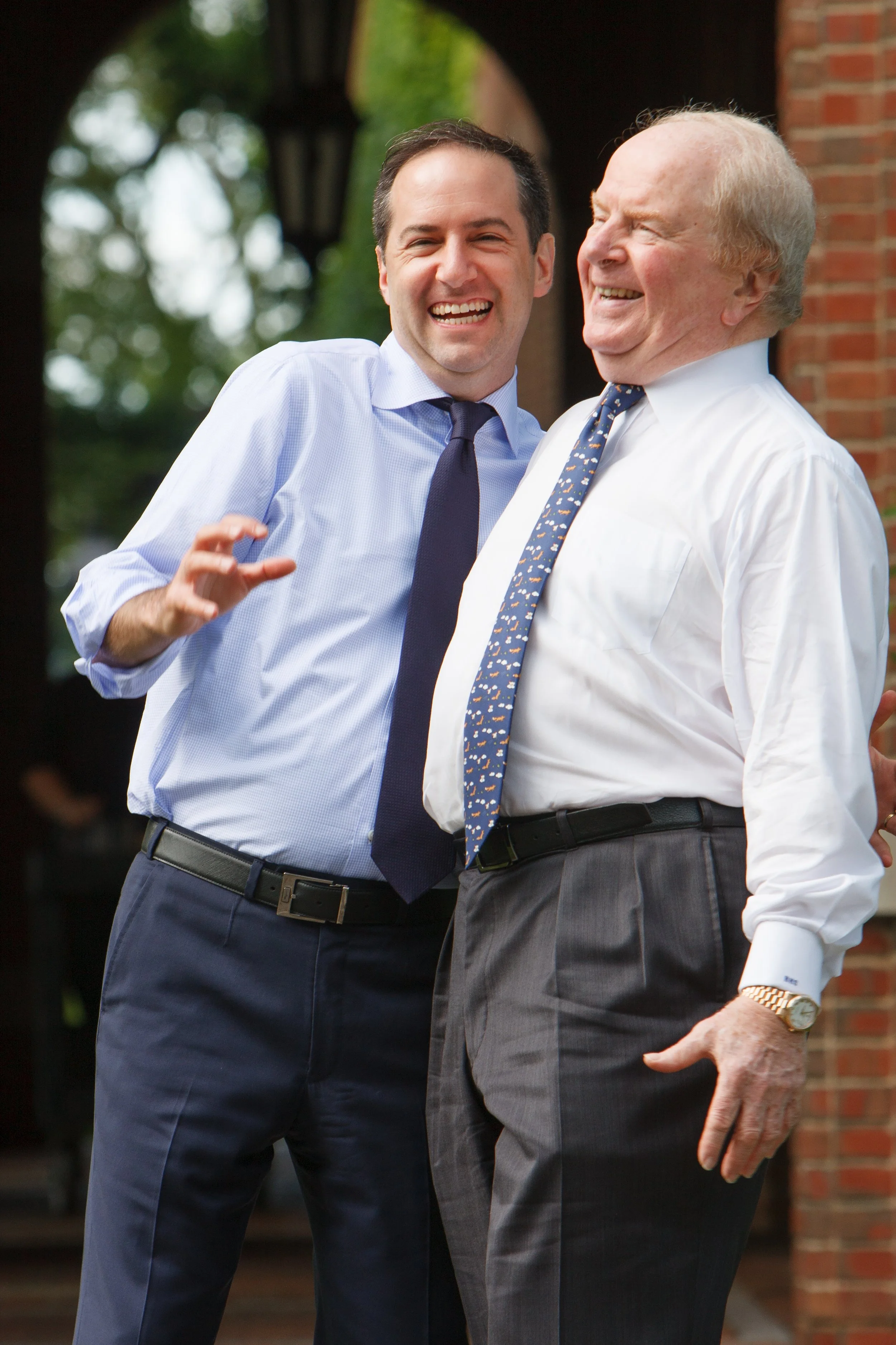 Howard Stevenson and Eric Sinoway happy