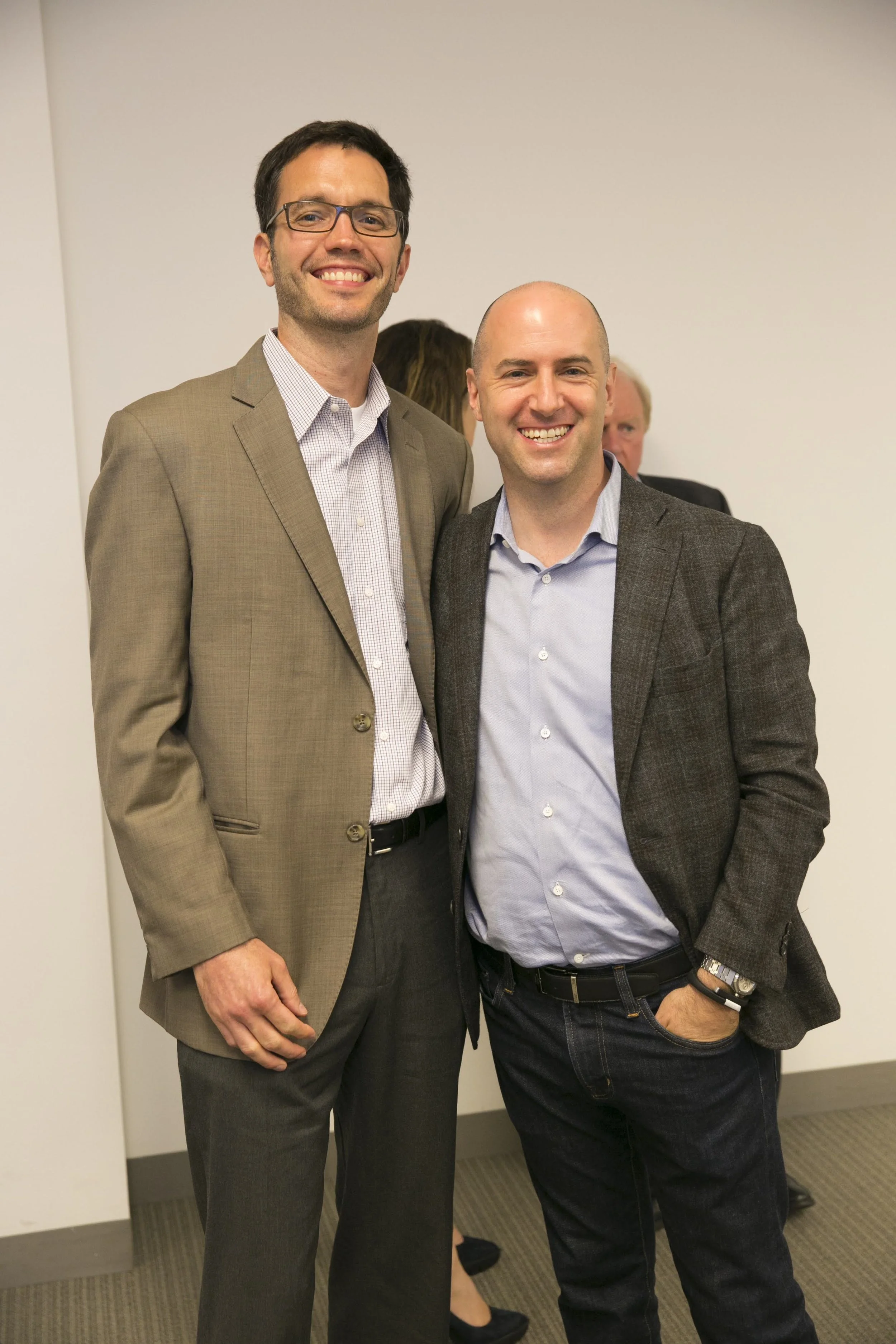 Eric Sinoway and Philip Baugh at the Harvard Business School Innovation Lab