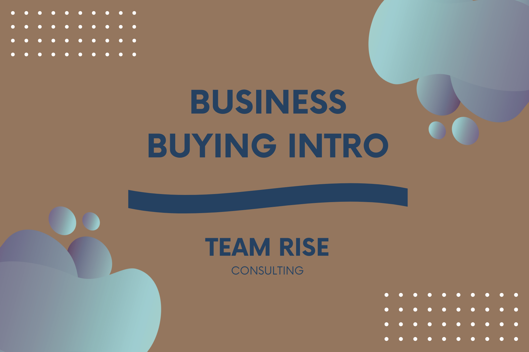 Business Buying Intro