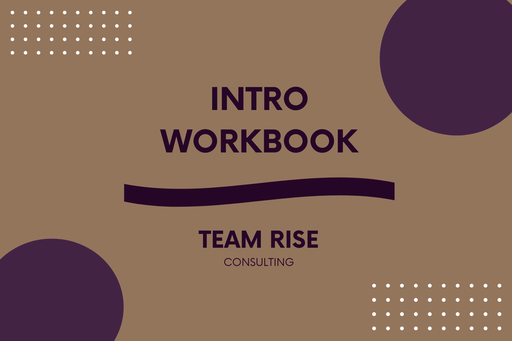 Intro Workbook